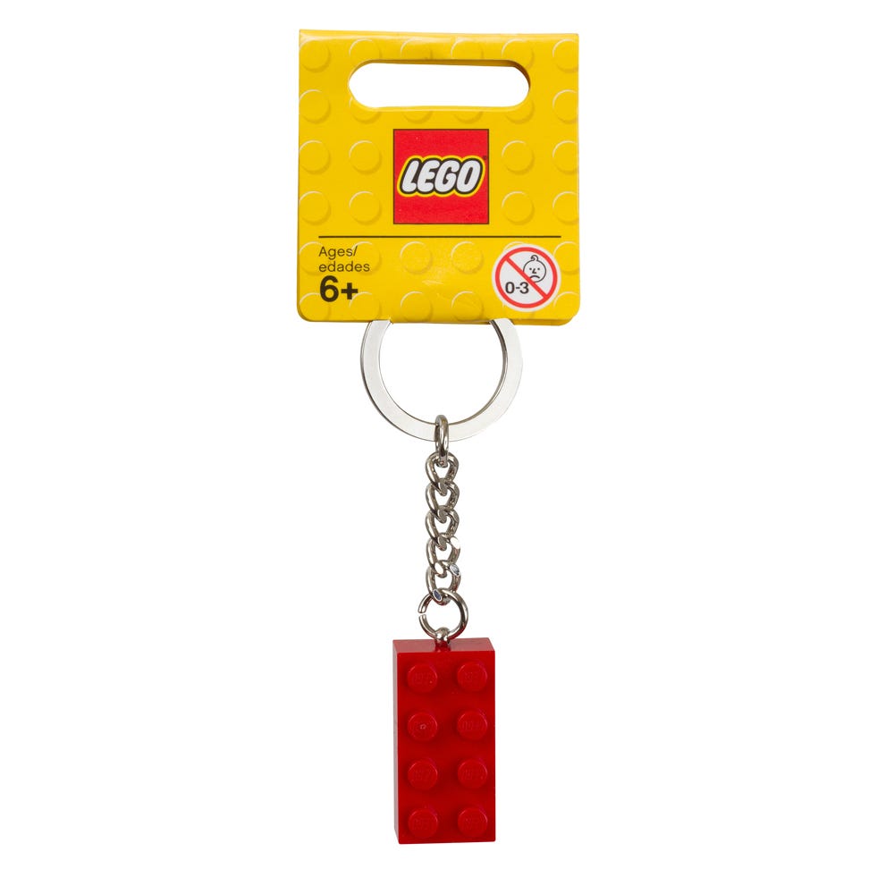 Llavero Ladrillo 2x4 Rojo