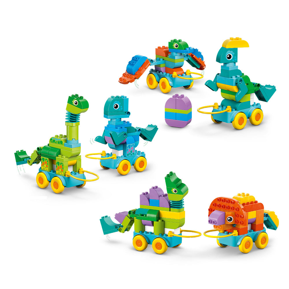 Dinosaurios sobre Ruedas 3en1