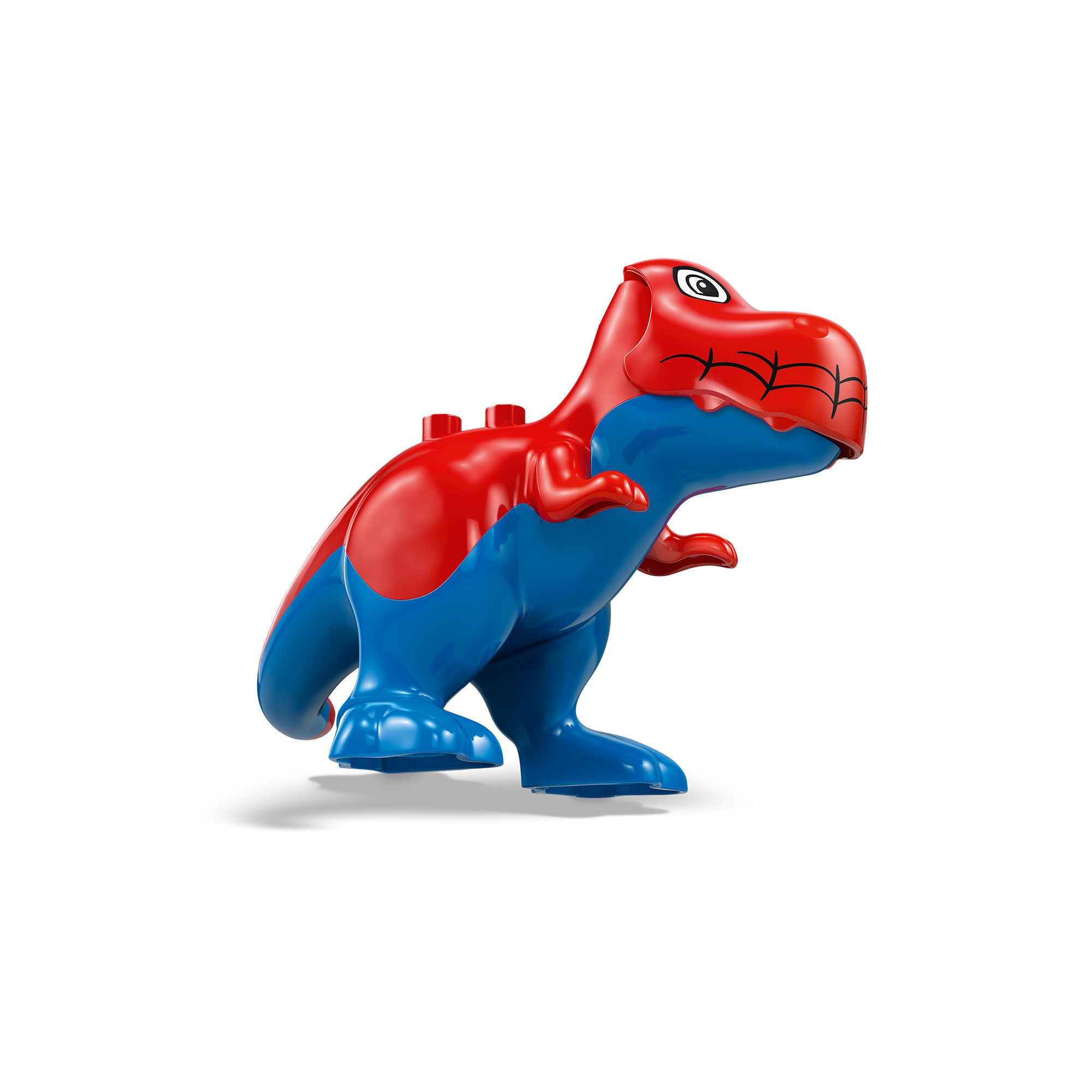 Dinosaurio Spidey-Rex vs. Duende Verde