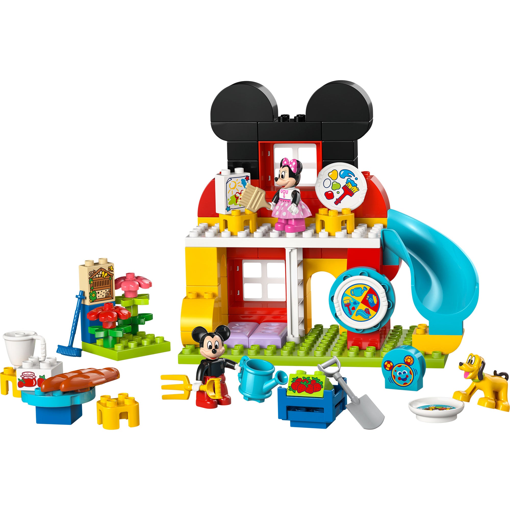 Casa de Mickey Mouse con Minnie y Pluto
