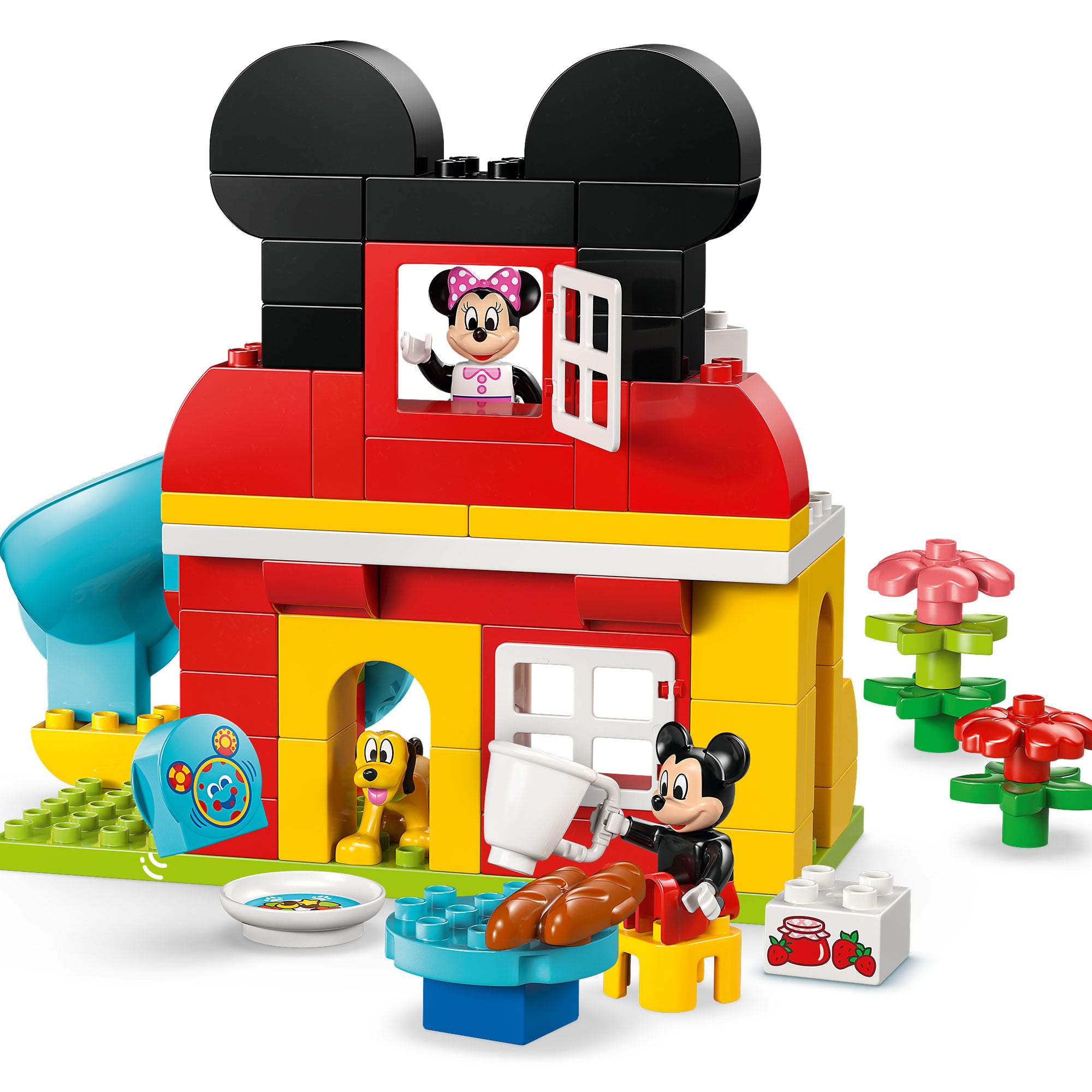 Casa de Mickey Mouse con Minnie y Pluto