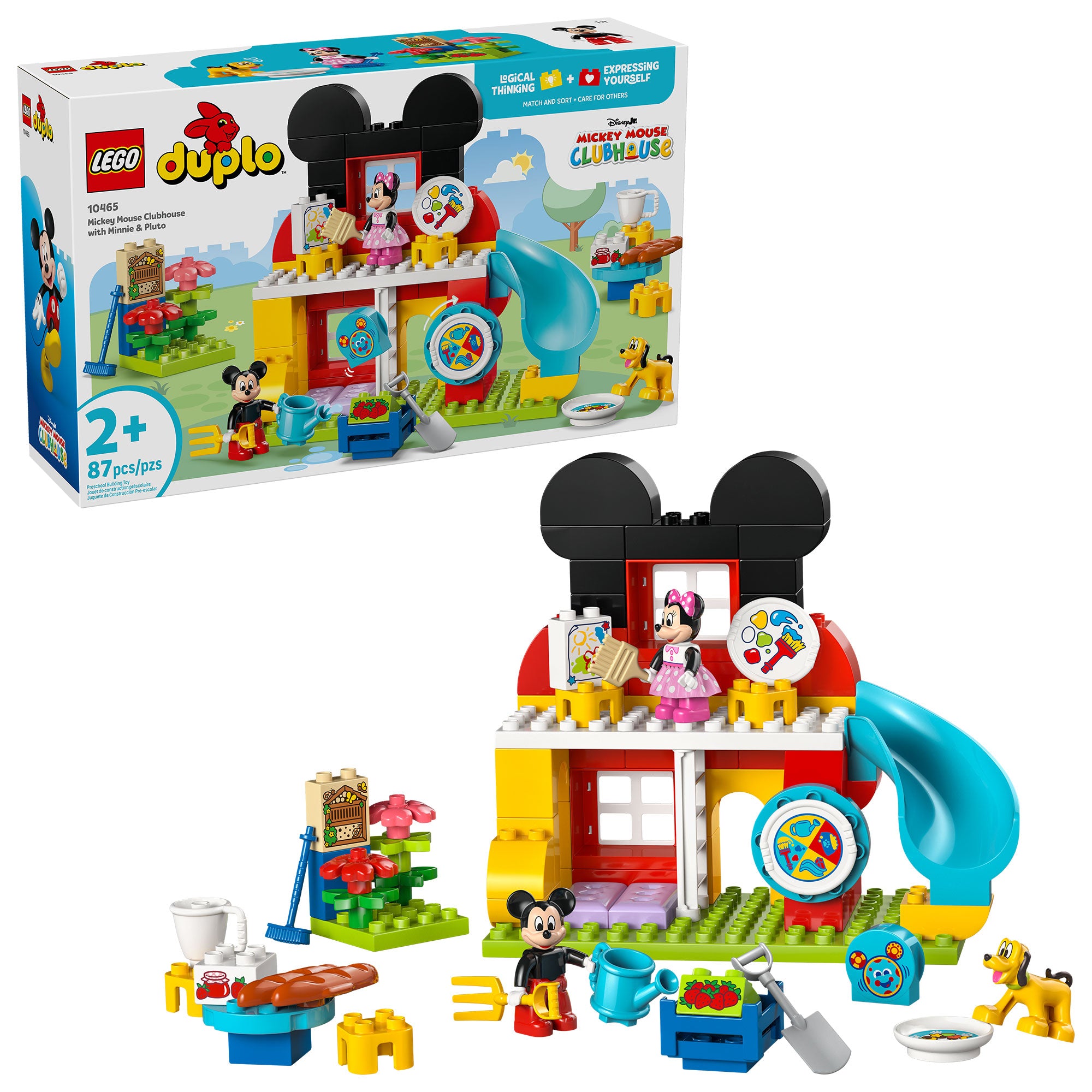 Casa de Mickey Mouse con Minnie y Pluto