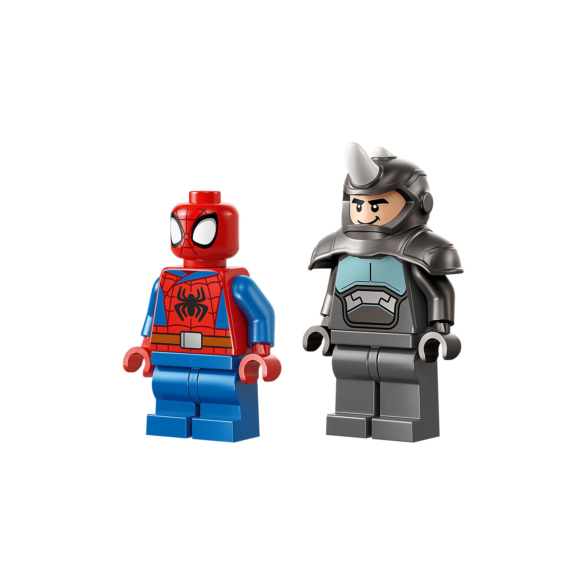 Spidey en su Moto vs. Rino