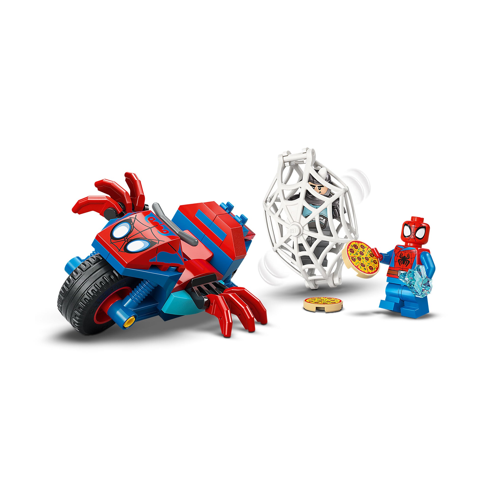 Spidey en su Moto vs. Rino