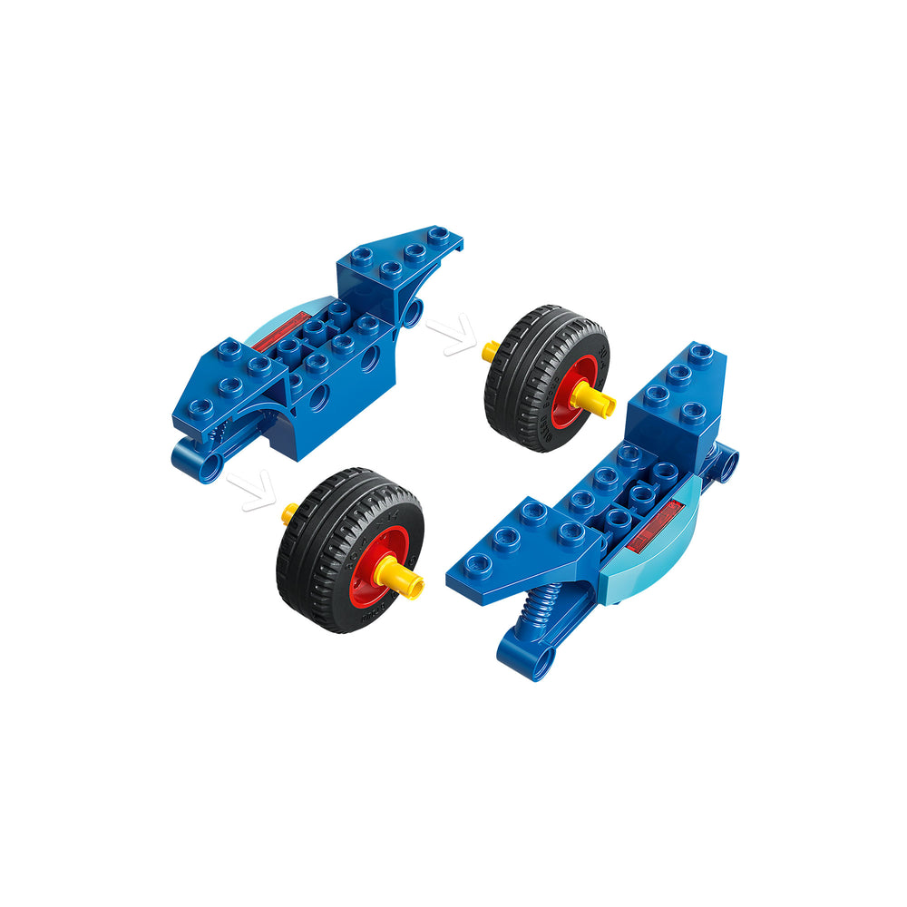 Spidey en su Moto vs. Rino