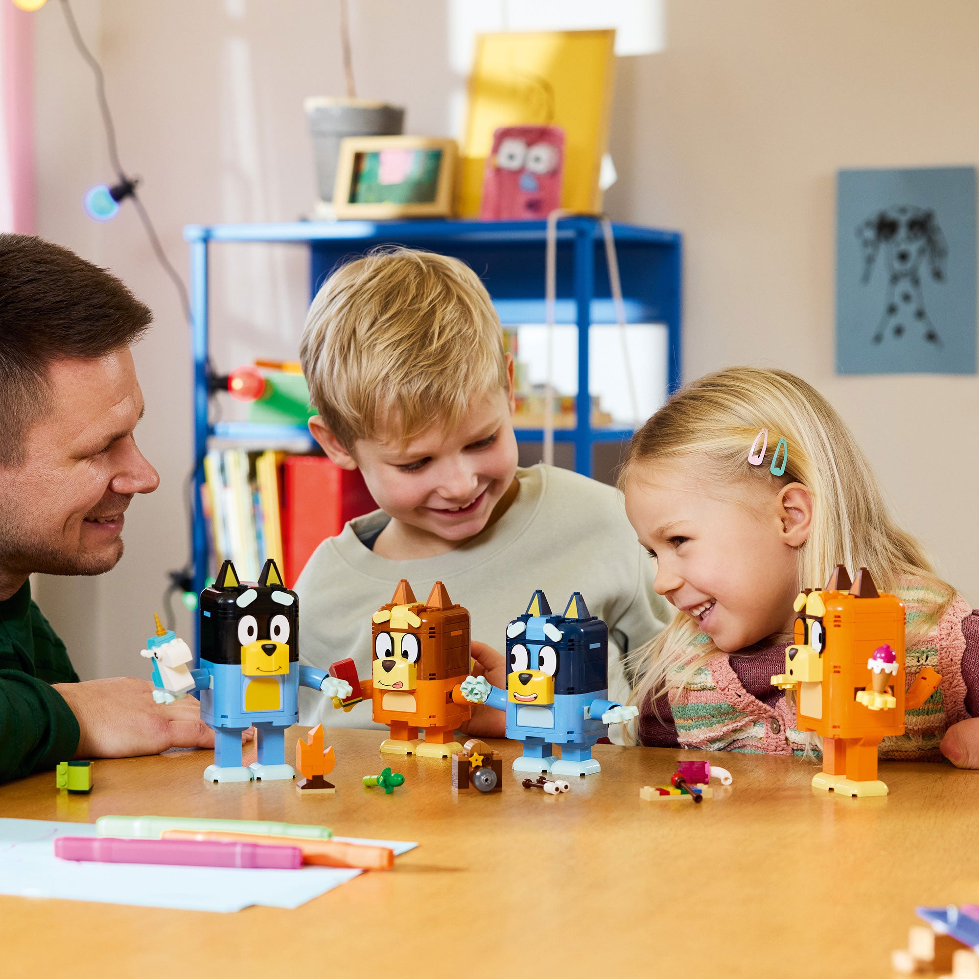 Familia de Bluey para Construir