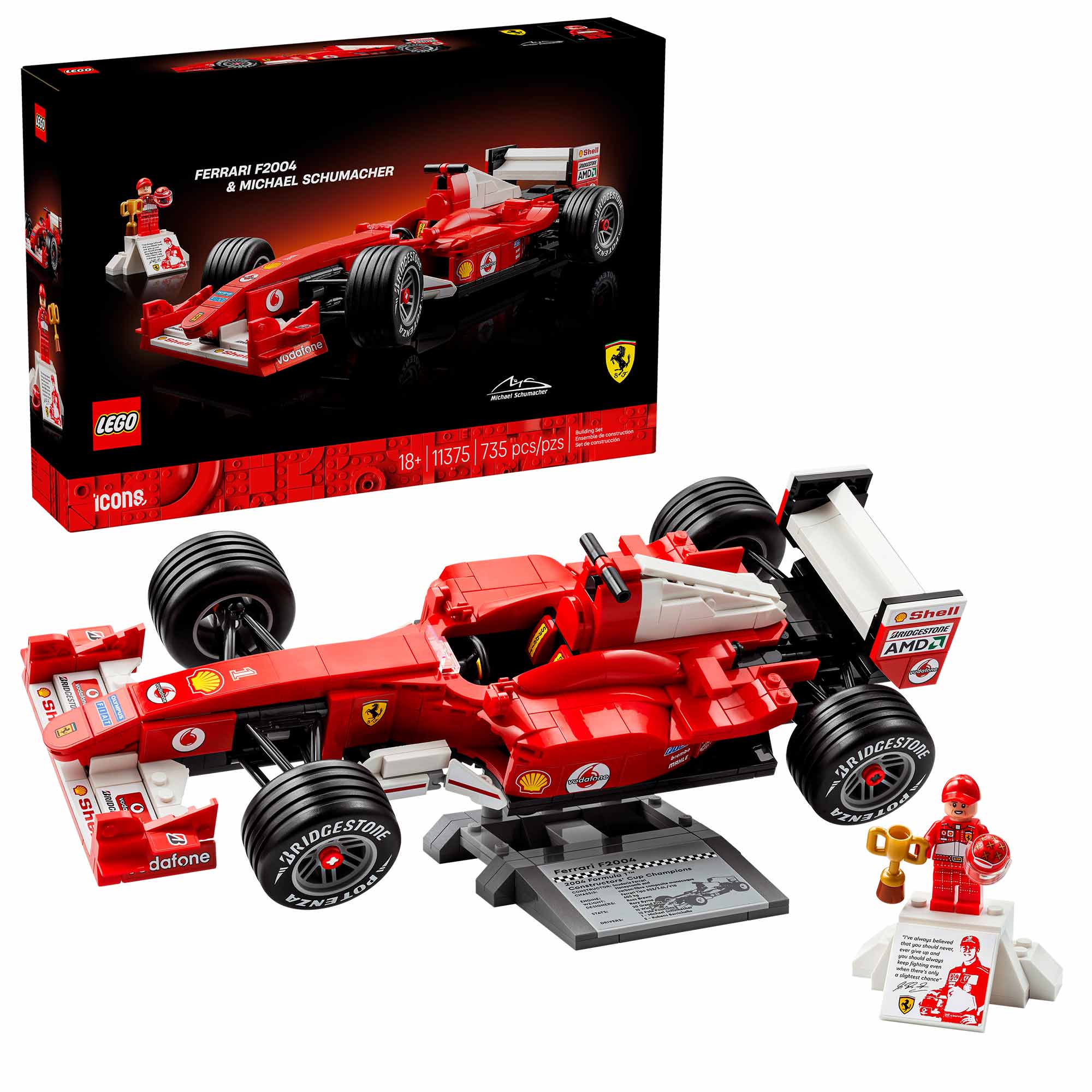 Ferrari F2004 y Michael Schumacher