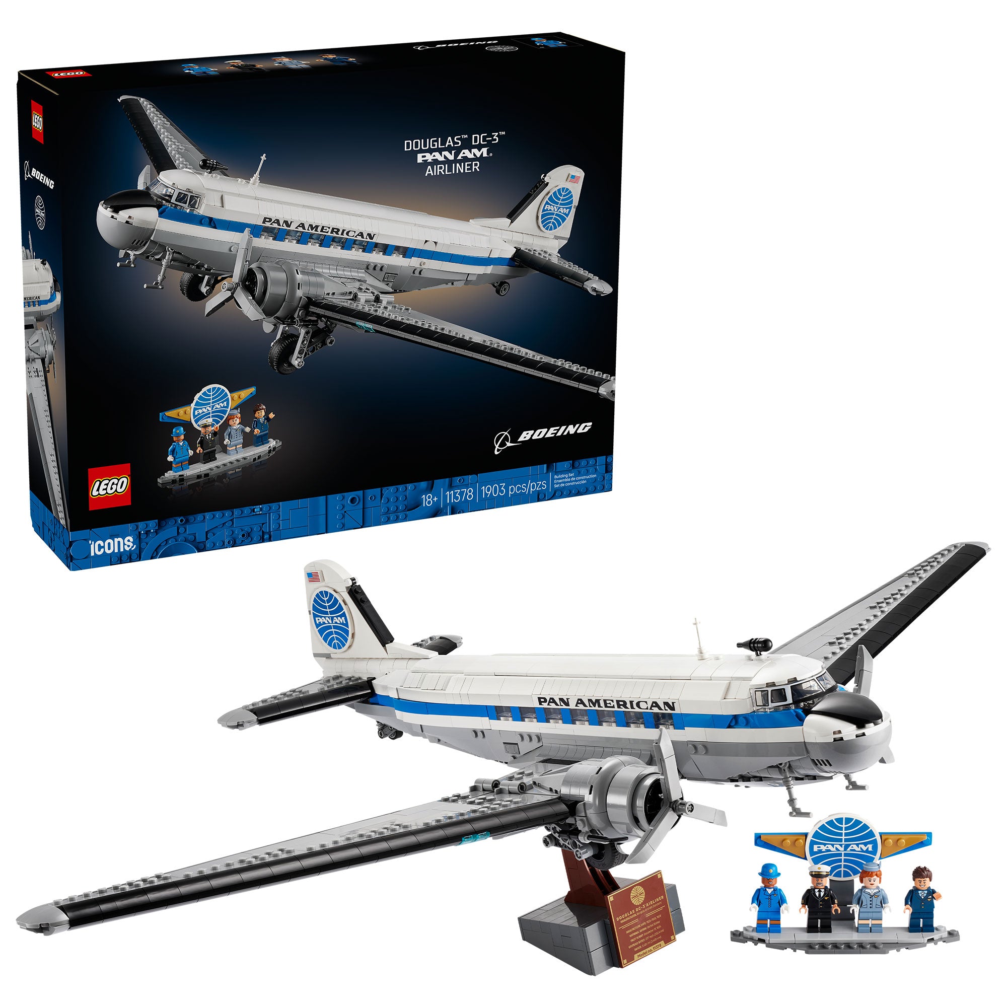 Avión de Pasajeros Douglas™ DC-3™ de PAN AM®