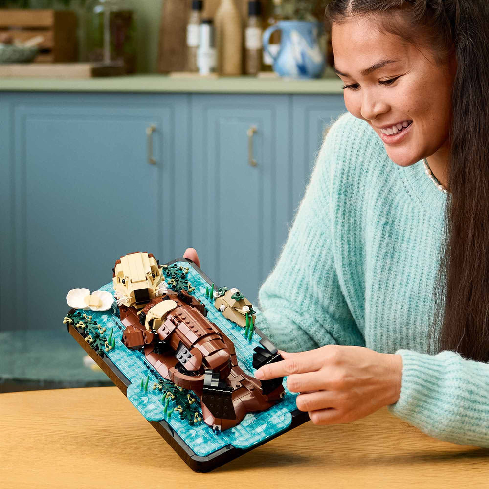 Nutrias Marinas a Flote