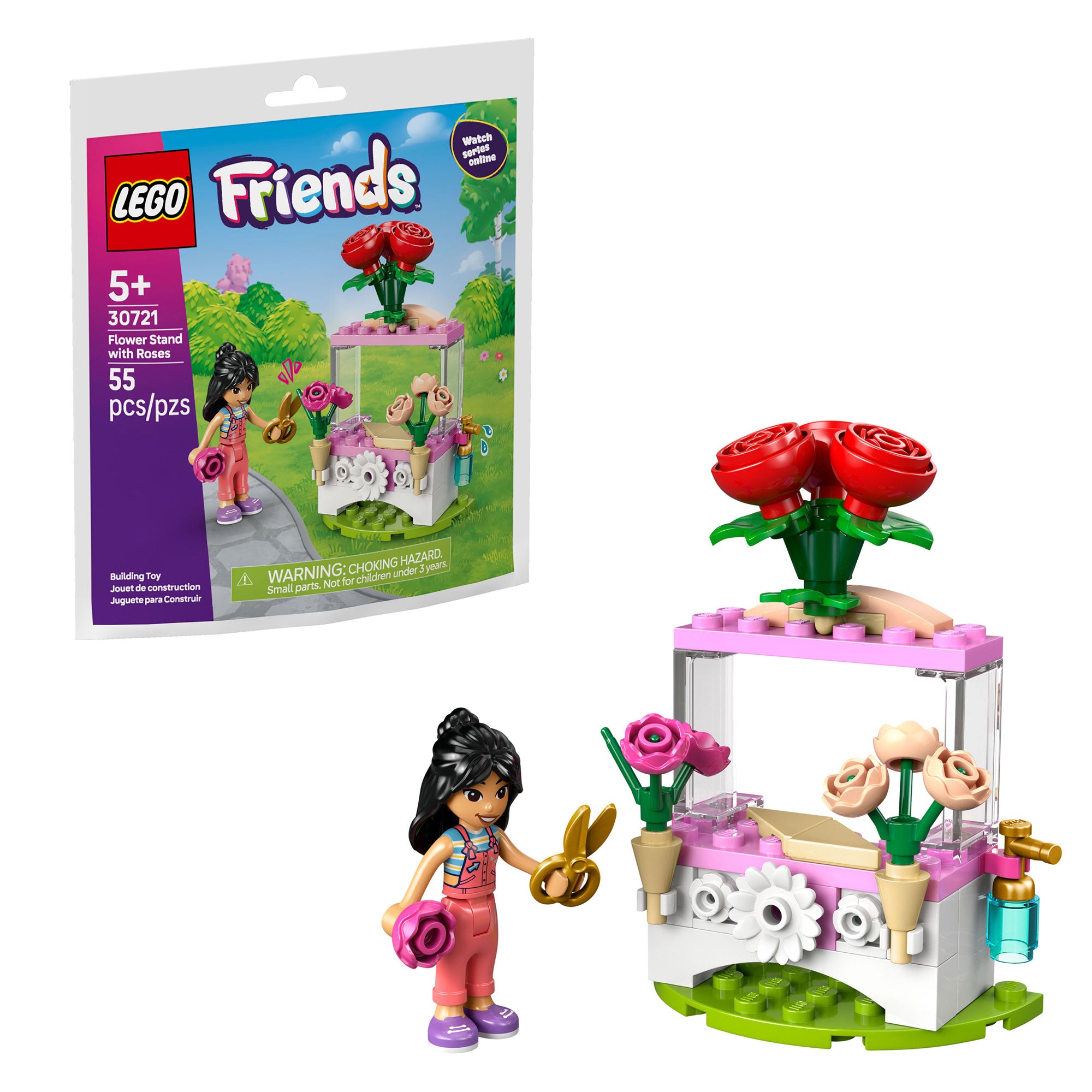 Puesto de Flores con Rosas