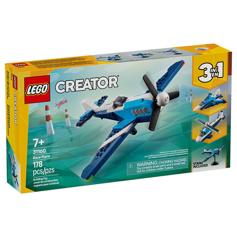 AERONAVE: AVIÓN DE CARRERAS LEGO