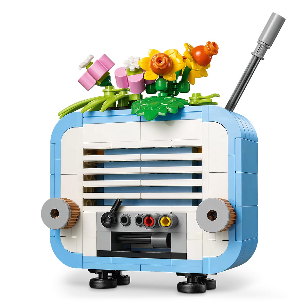 Tocadiscos con Flores