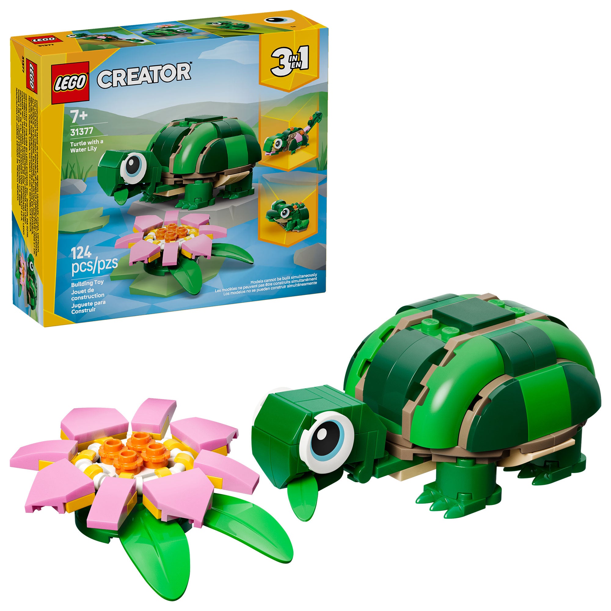 Tortuga con Flor de Nenúfar