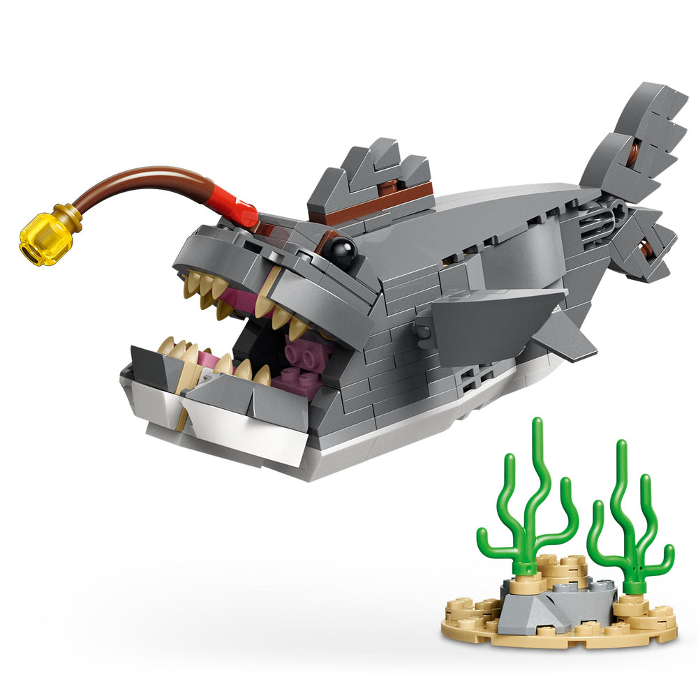 Feroz Tiburón con Cofre del Tesoro