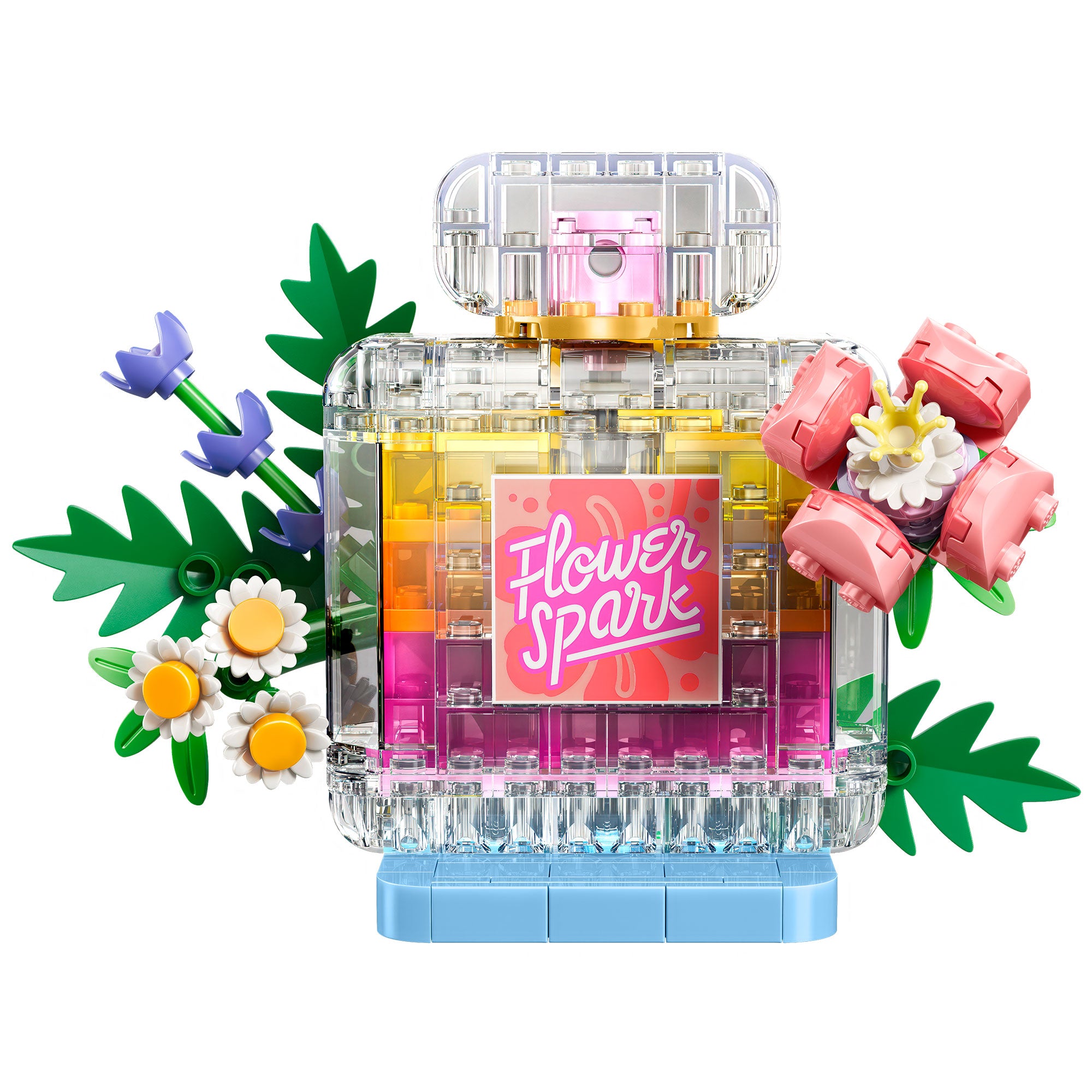 Frasco Decorativo de Perfume Floral