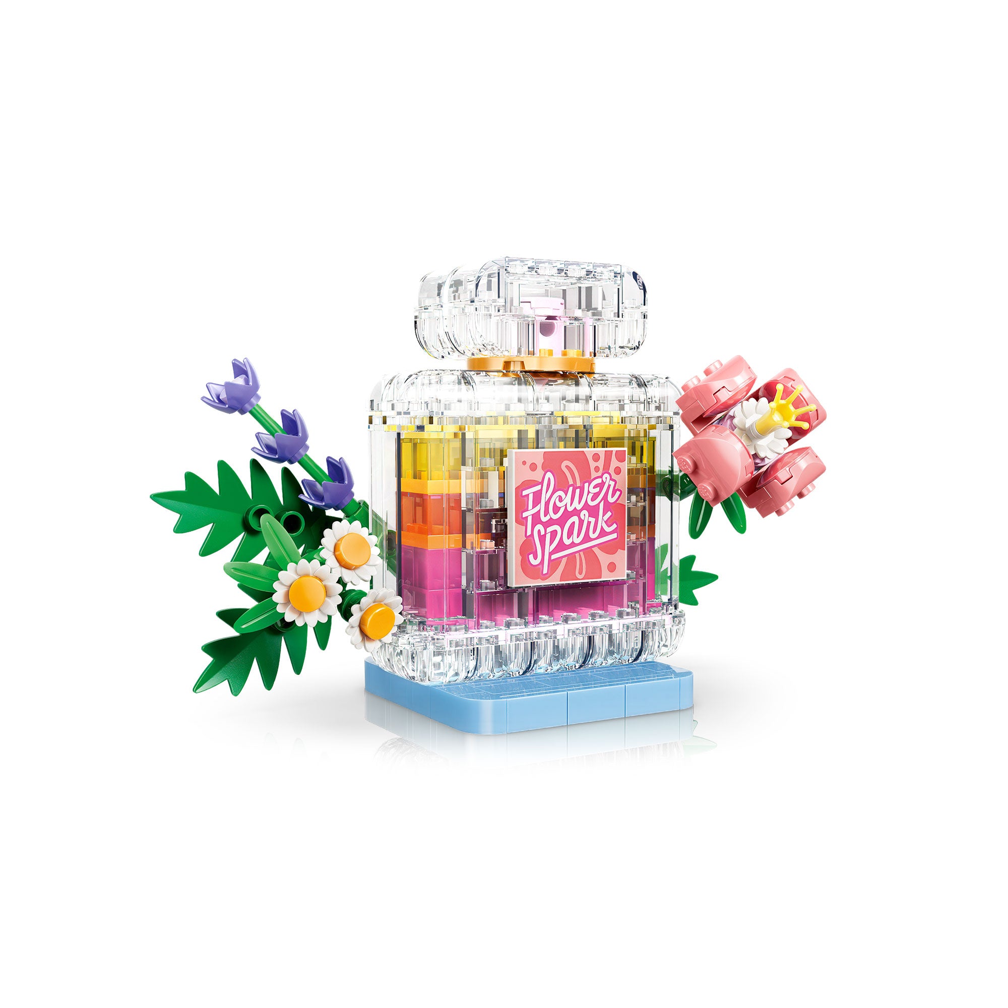 Frasco Decorativo de Perfume Floral