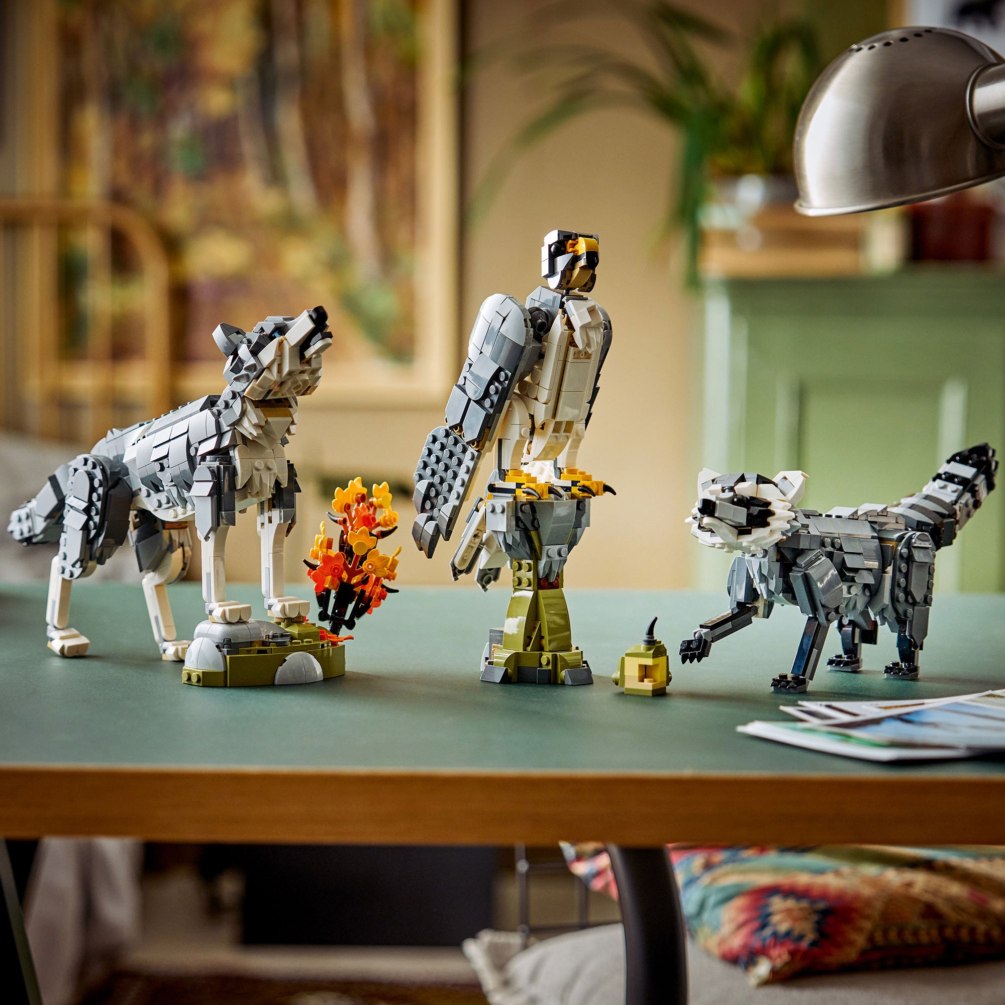 Animales del Bosque: Lobo Gris