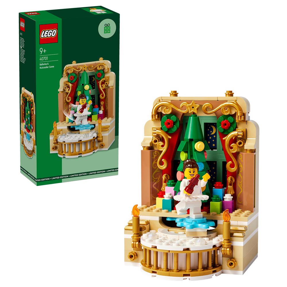 Escena de bailarina y cascanueces