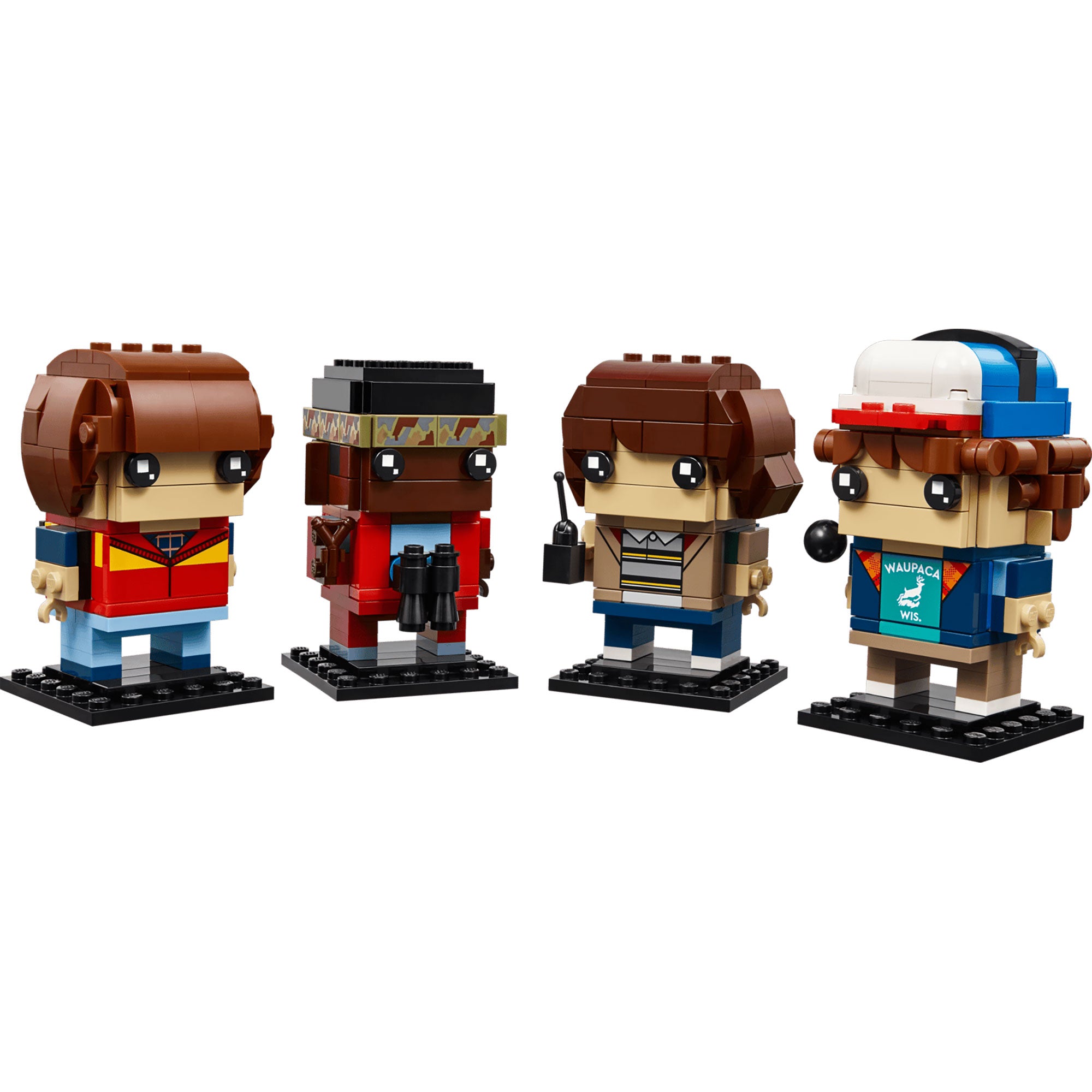 Figuras de Mike, Dustin, Lucas y Will