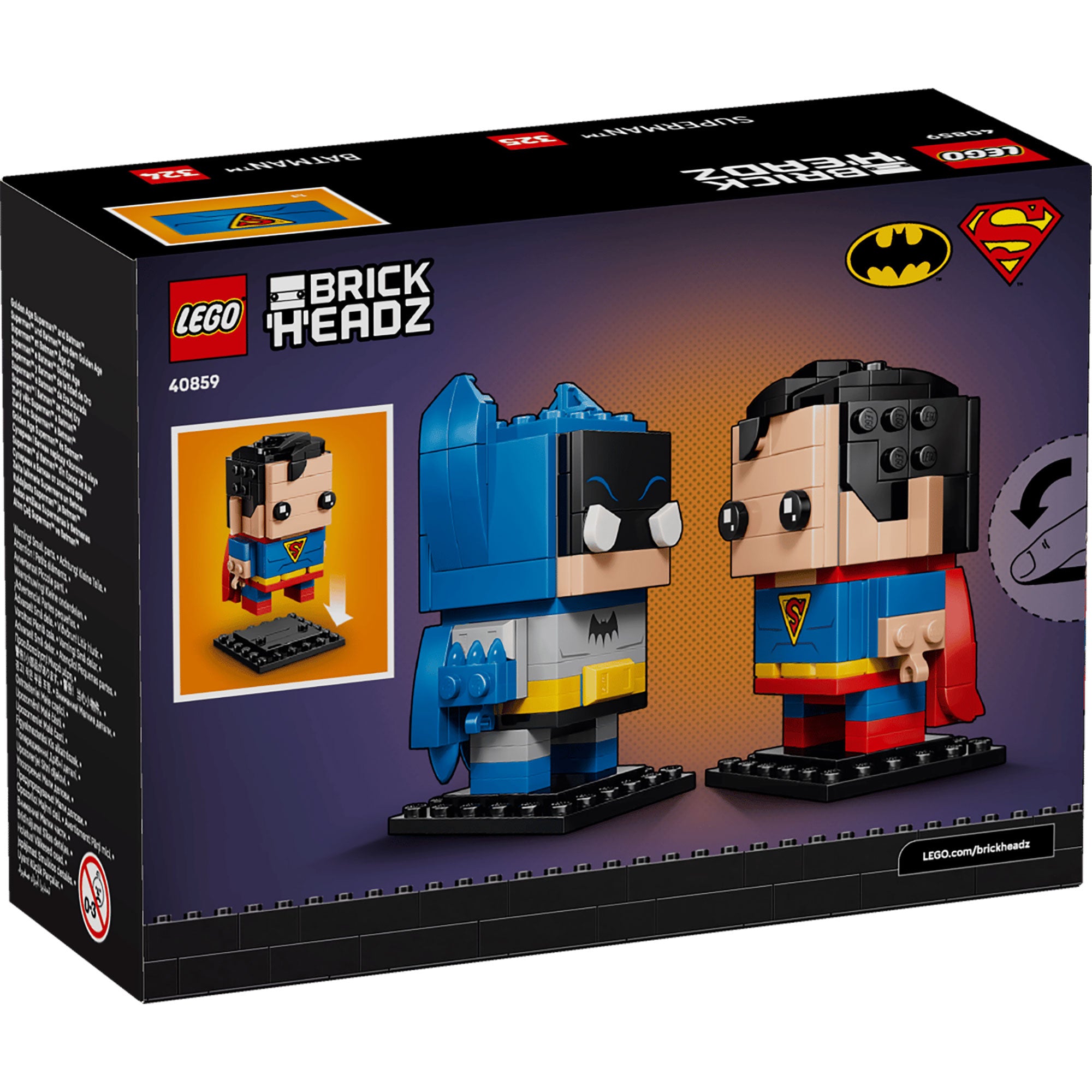 Figuras de Superman™ y Batman™ de la Edad de Oro