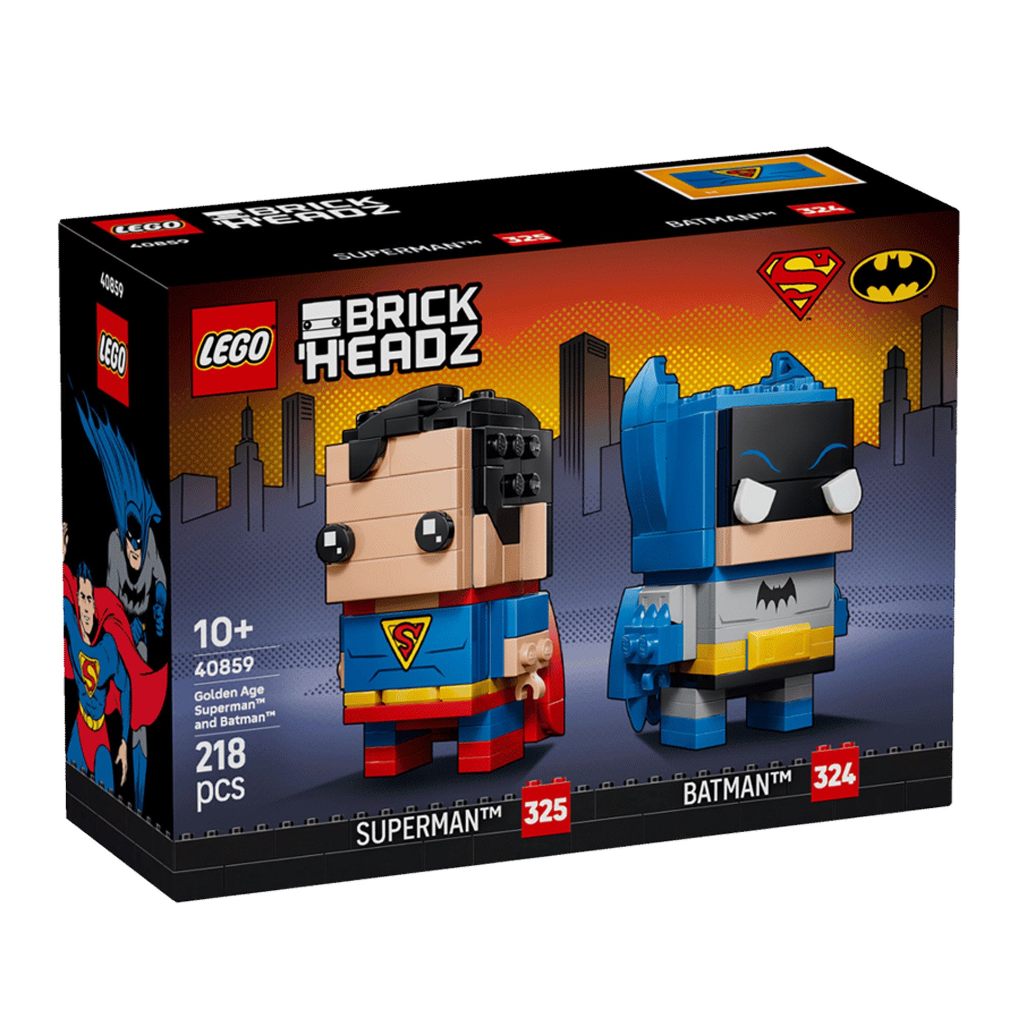 Figuras de Superman™ y Batman™ de la Edad de Oro