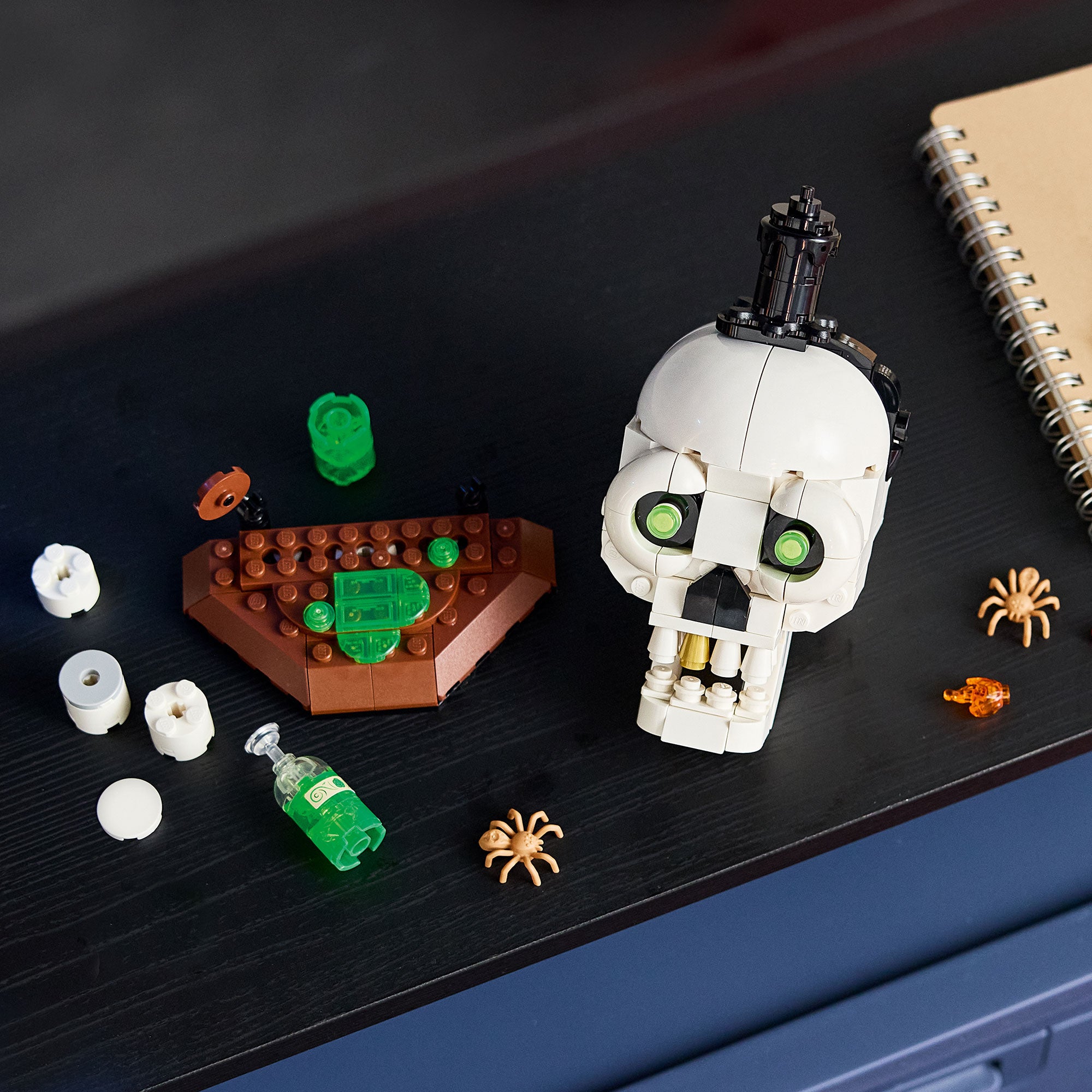 Calavera con Vela de Halloween