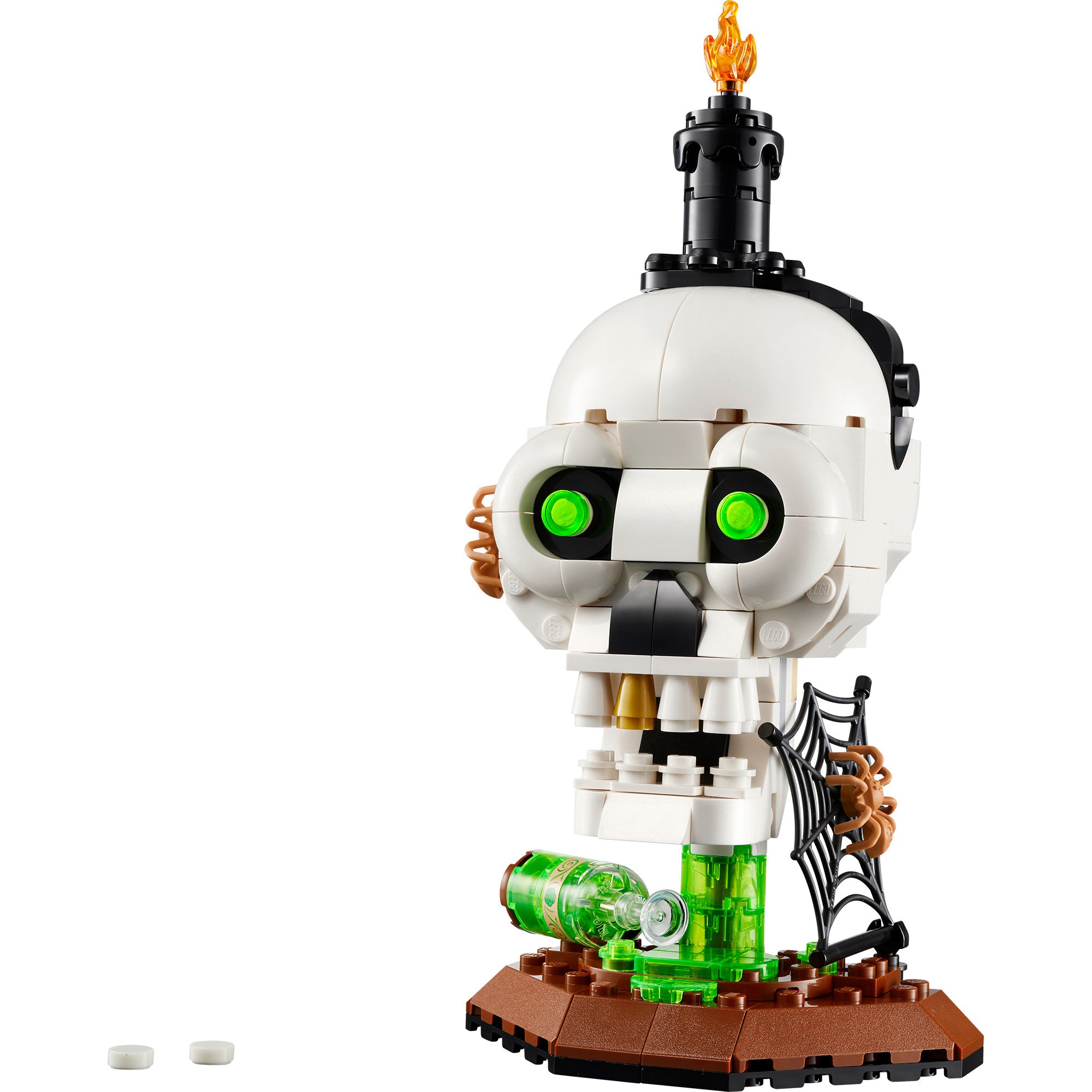 Calavera con Vela de Halloween