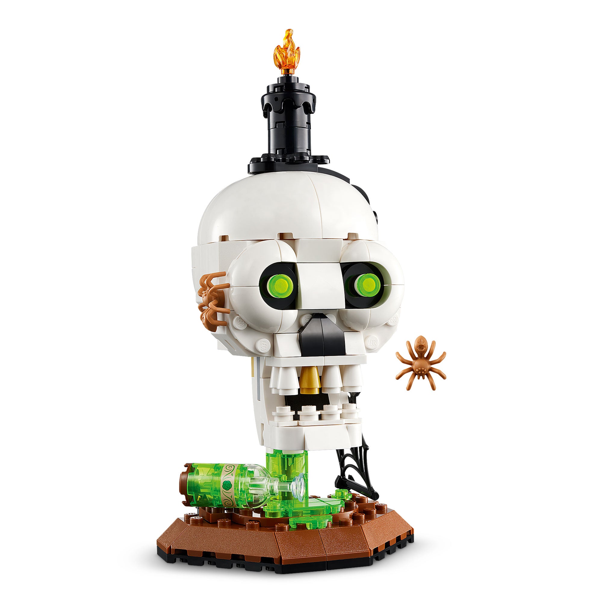 Calavera con Vela de Halloween