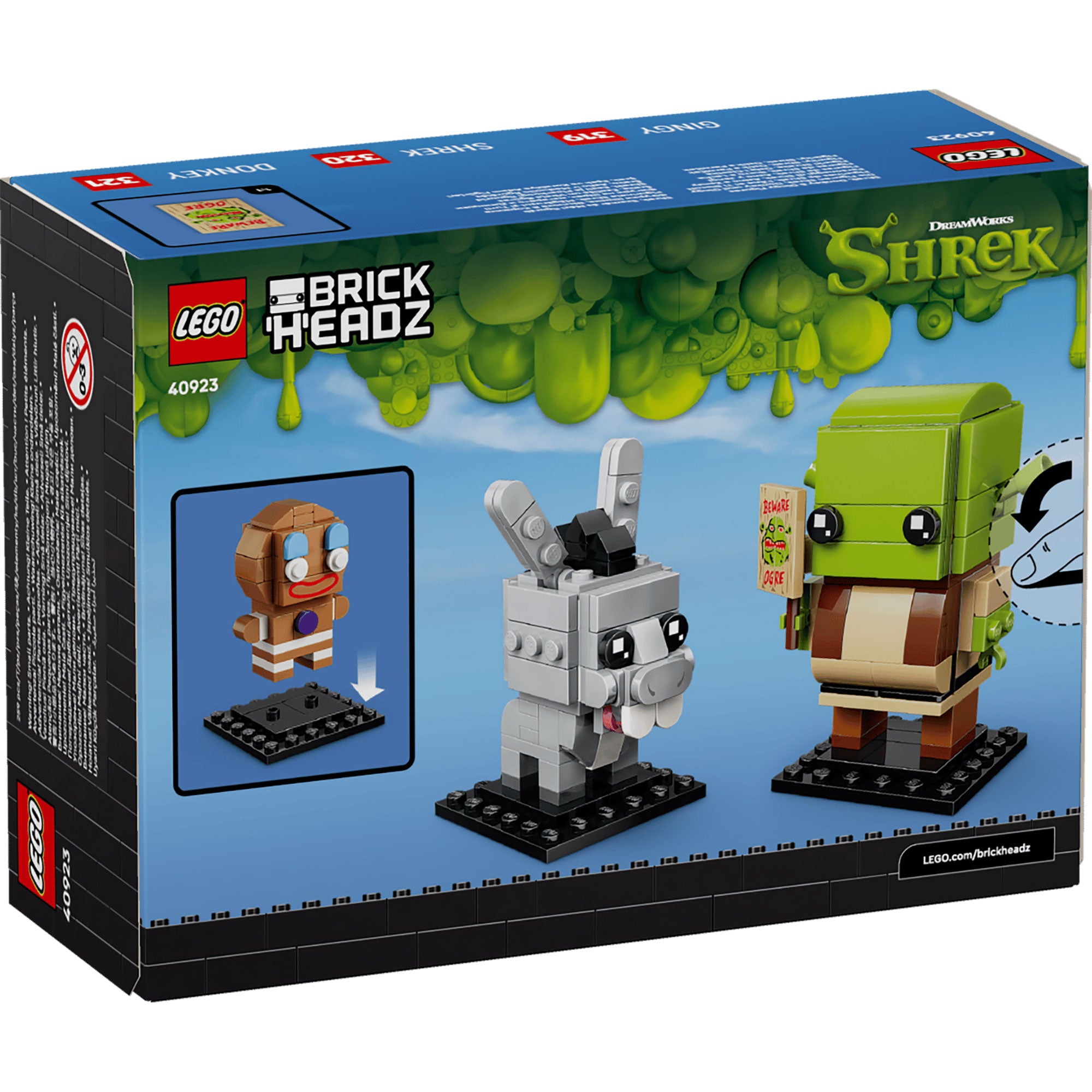 Figuras de Shrek, Burro y Jengi
