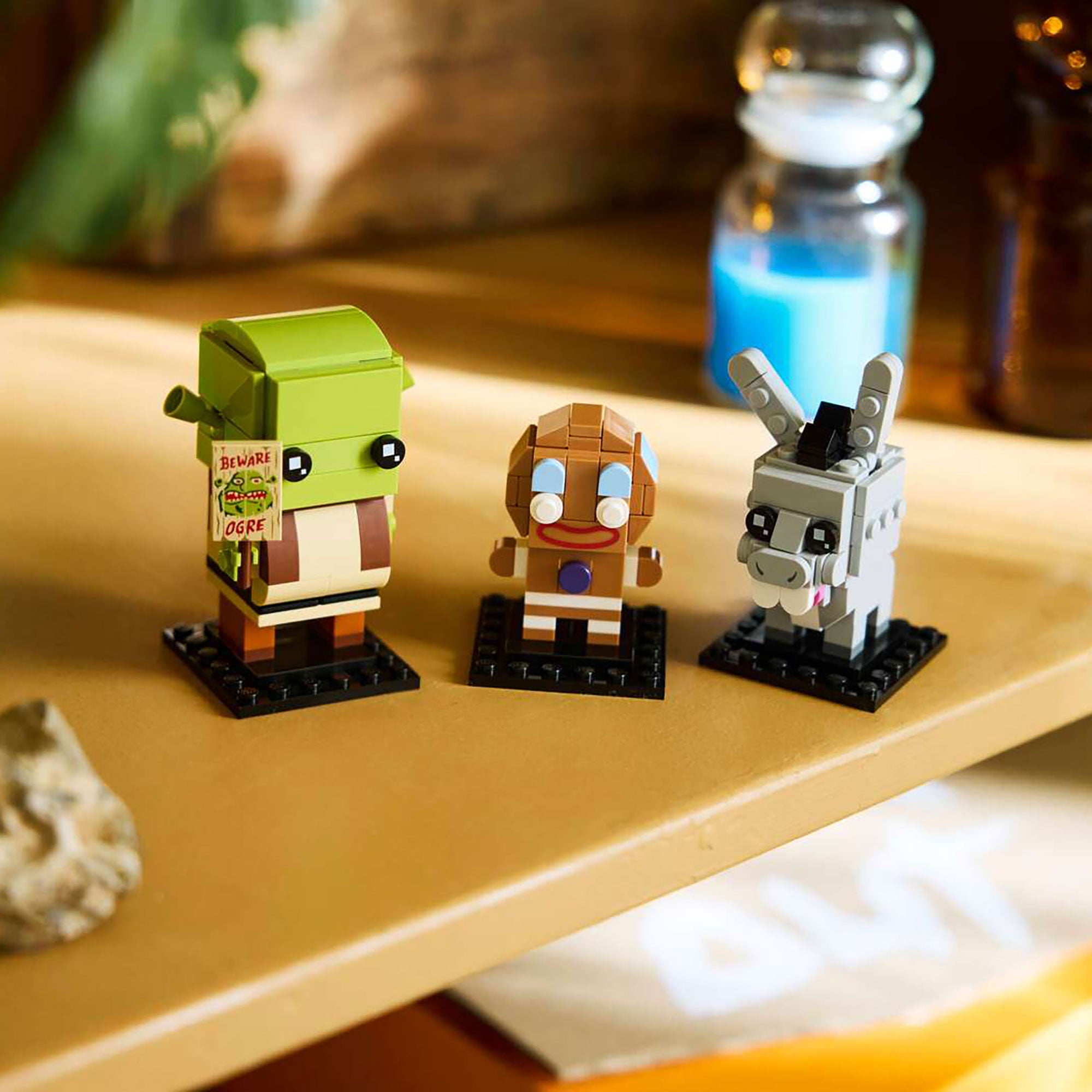 Figuras de Shrek, Burro y Jengi