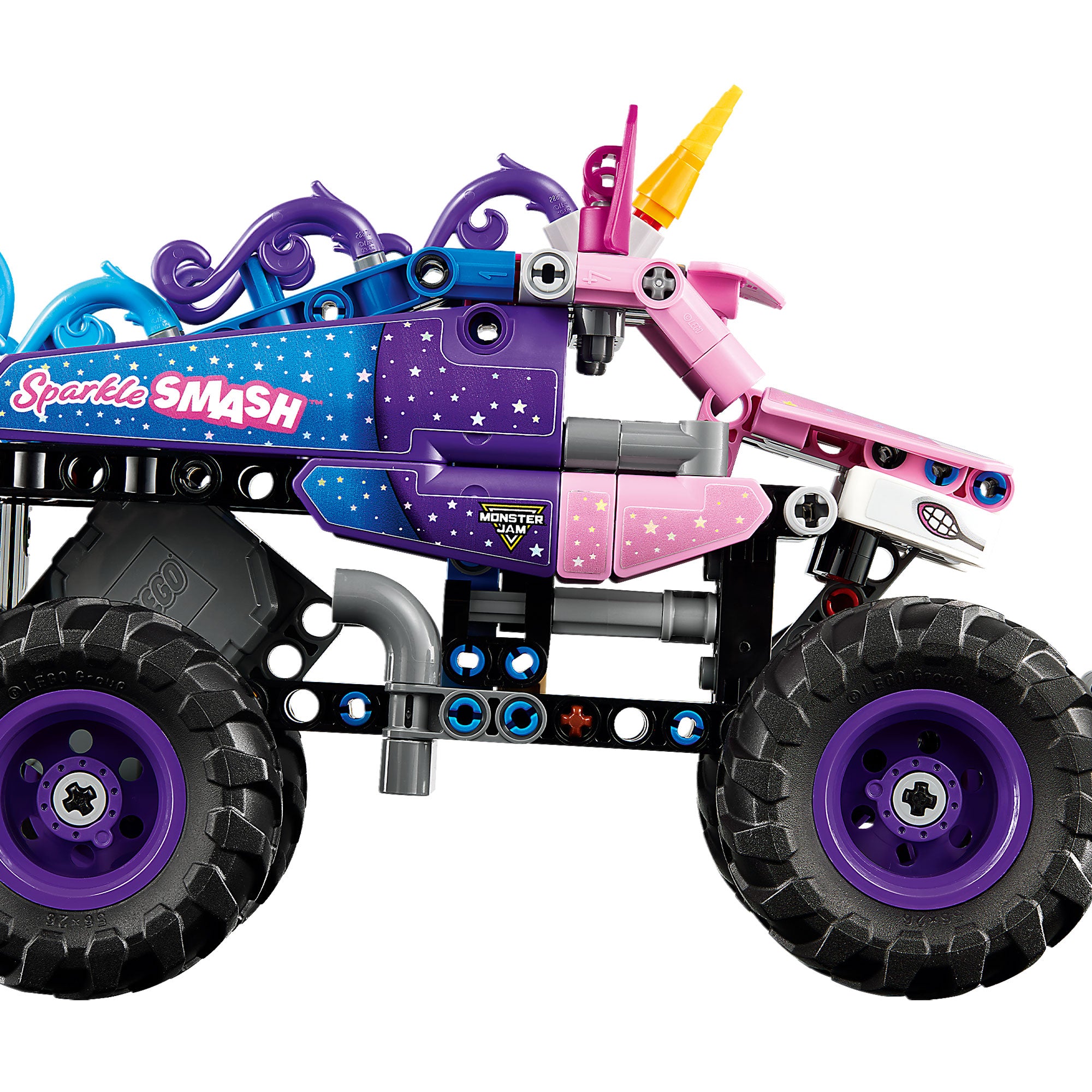 Monster Jam™ Sparkle Smash™ con Motor de Carga Manual