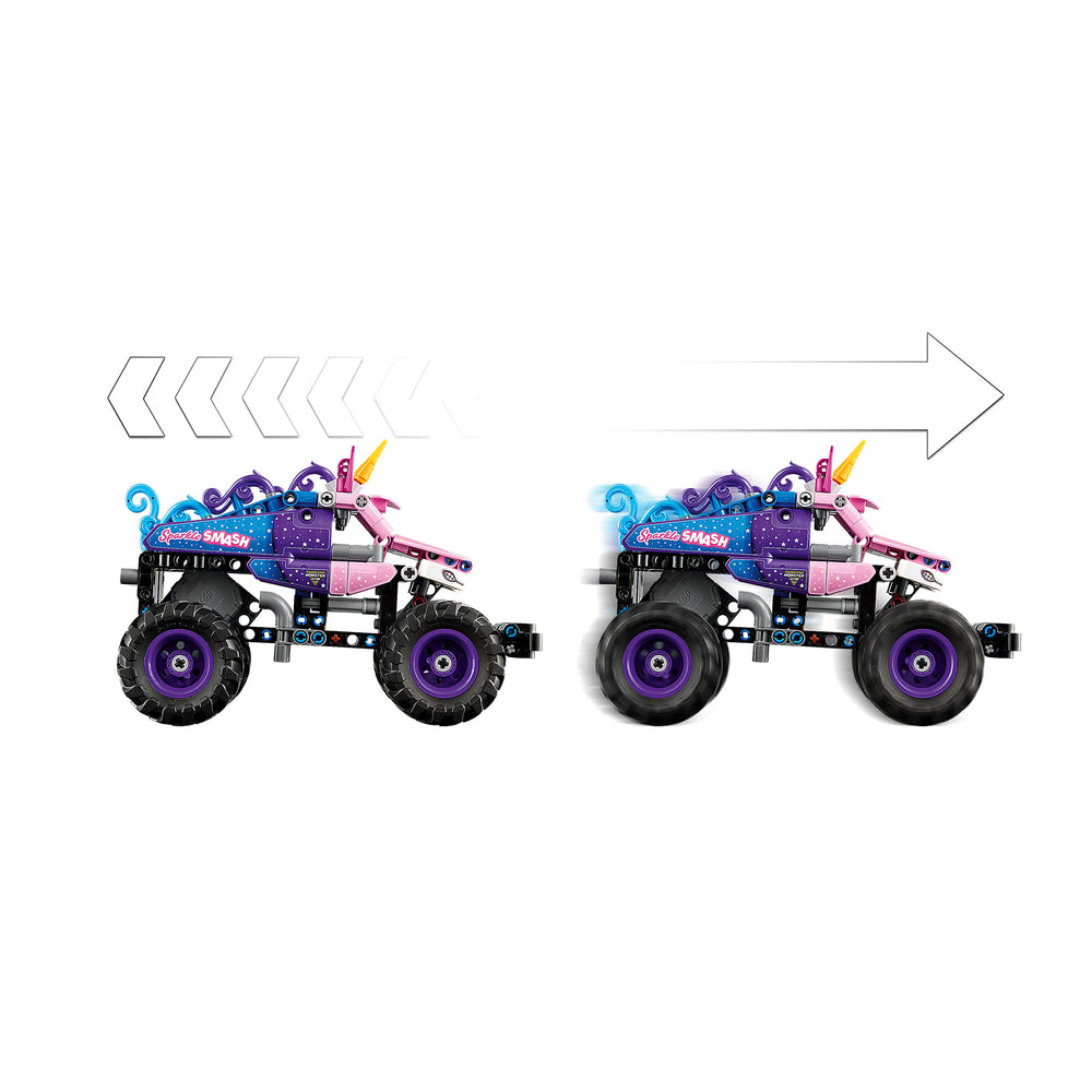 Monster Jam™ Sparkle Smash™ con Motor de Carga Manual