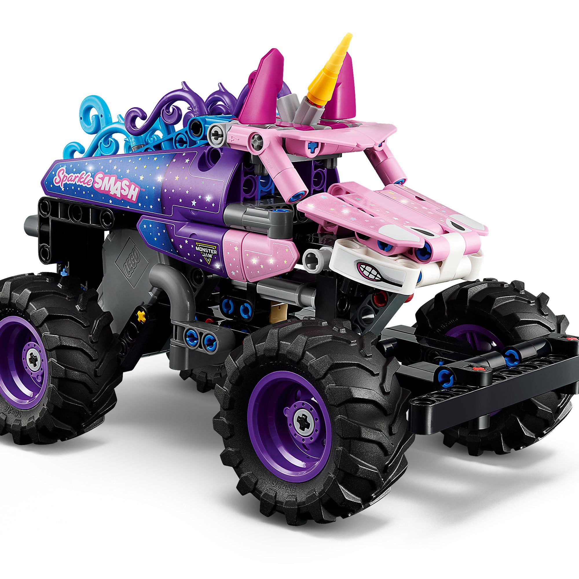 Monster Jam™ Sparkle Smash™ con Motor de Carga Manual
