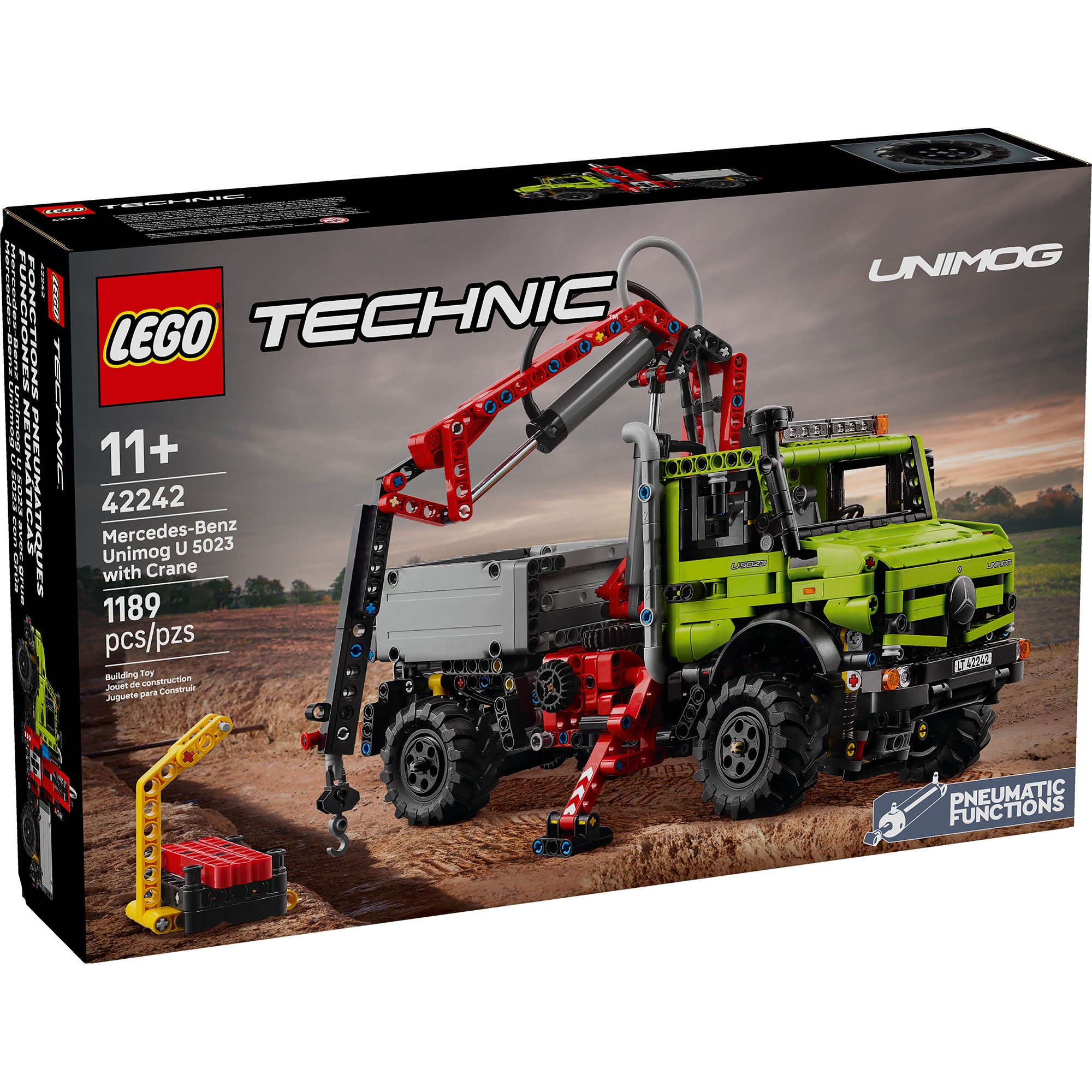 Mercedes-Benz Unimog U 5023 con Grúa