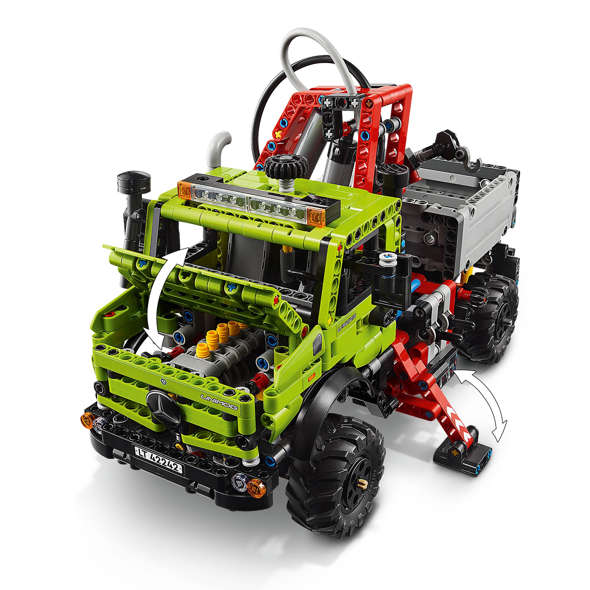 Mercedes-Benz Unimog U 5023 con Grúa