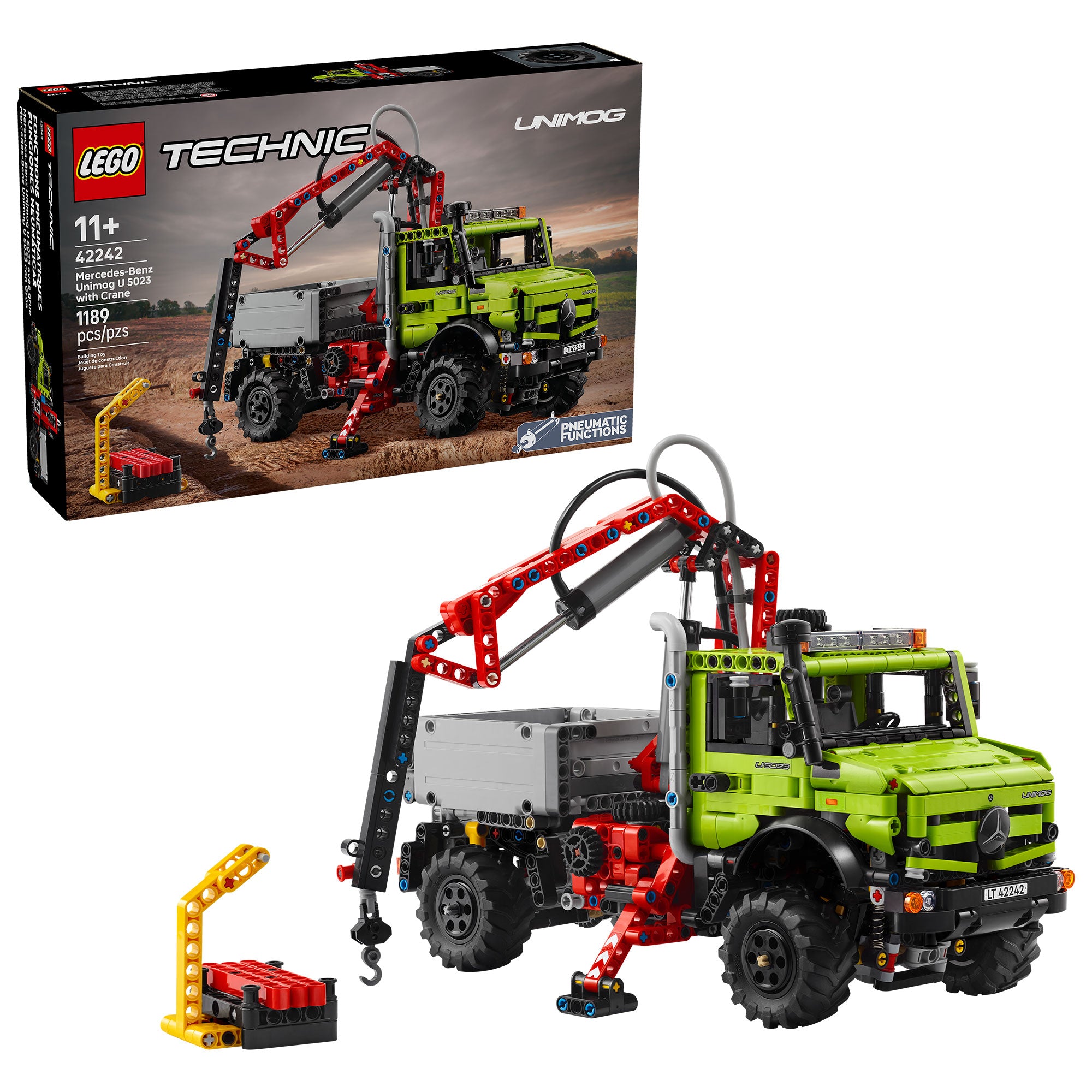 Mercedes-Benz Unimog U 5023 con Grúa