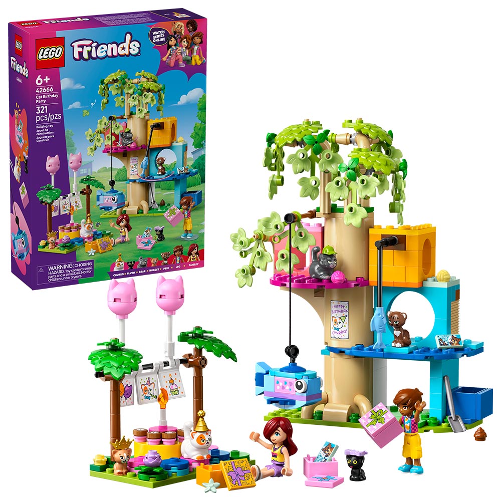 Fiesta de Cumpleaños y Casa del Árbol Felina