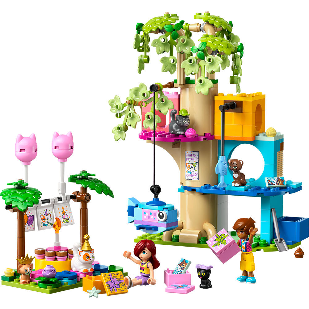 Fiesta de Cumpleaños y Casa del Árbol Felina