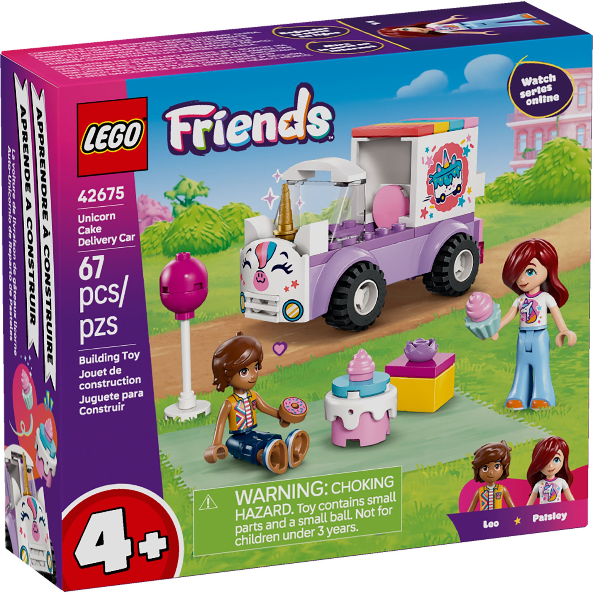 Auto-Unicornio de Reparto de Pasteles