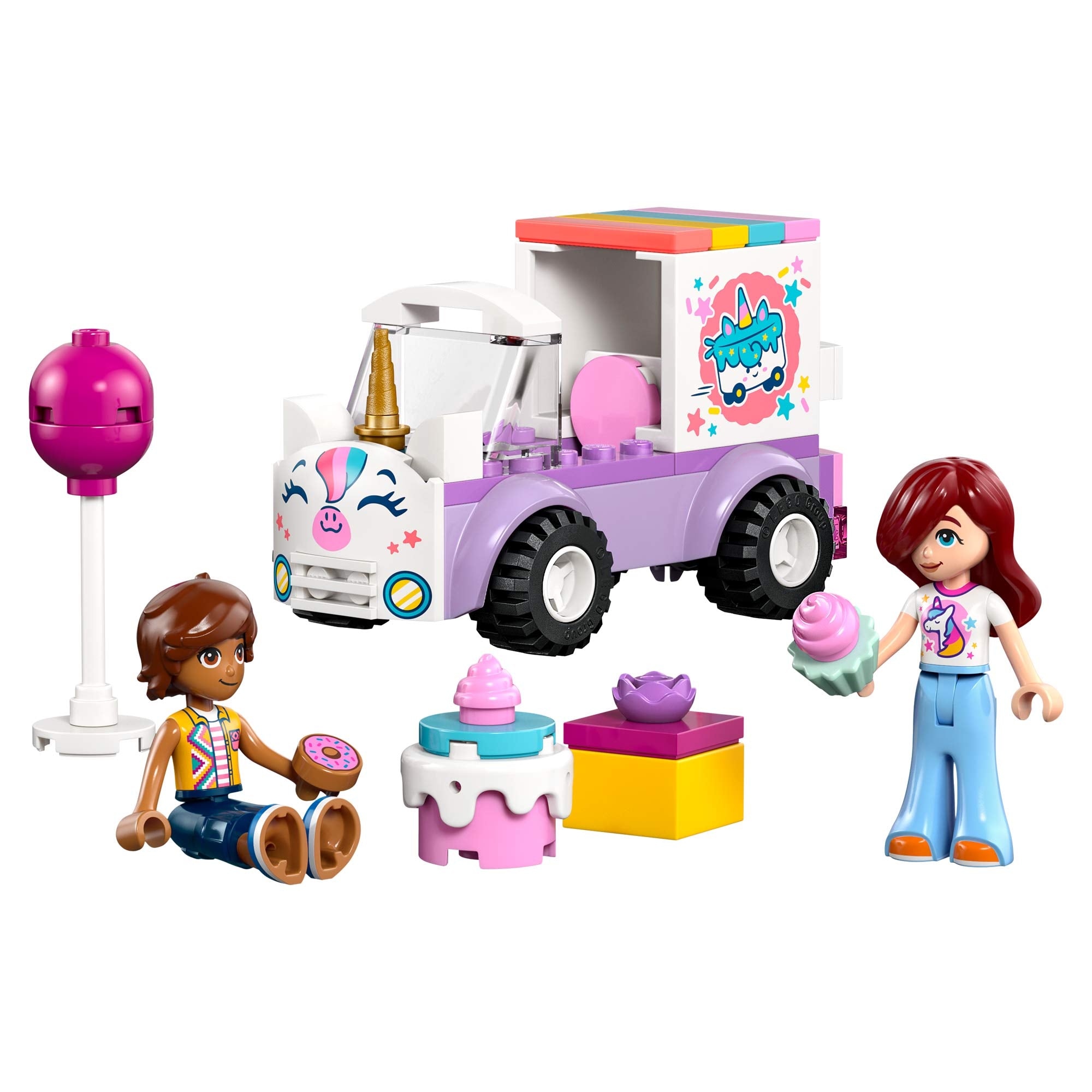 Auto-Unicornio de Reparto de Pasteles
