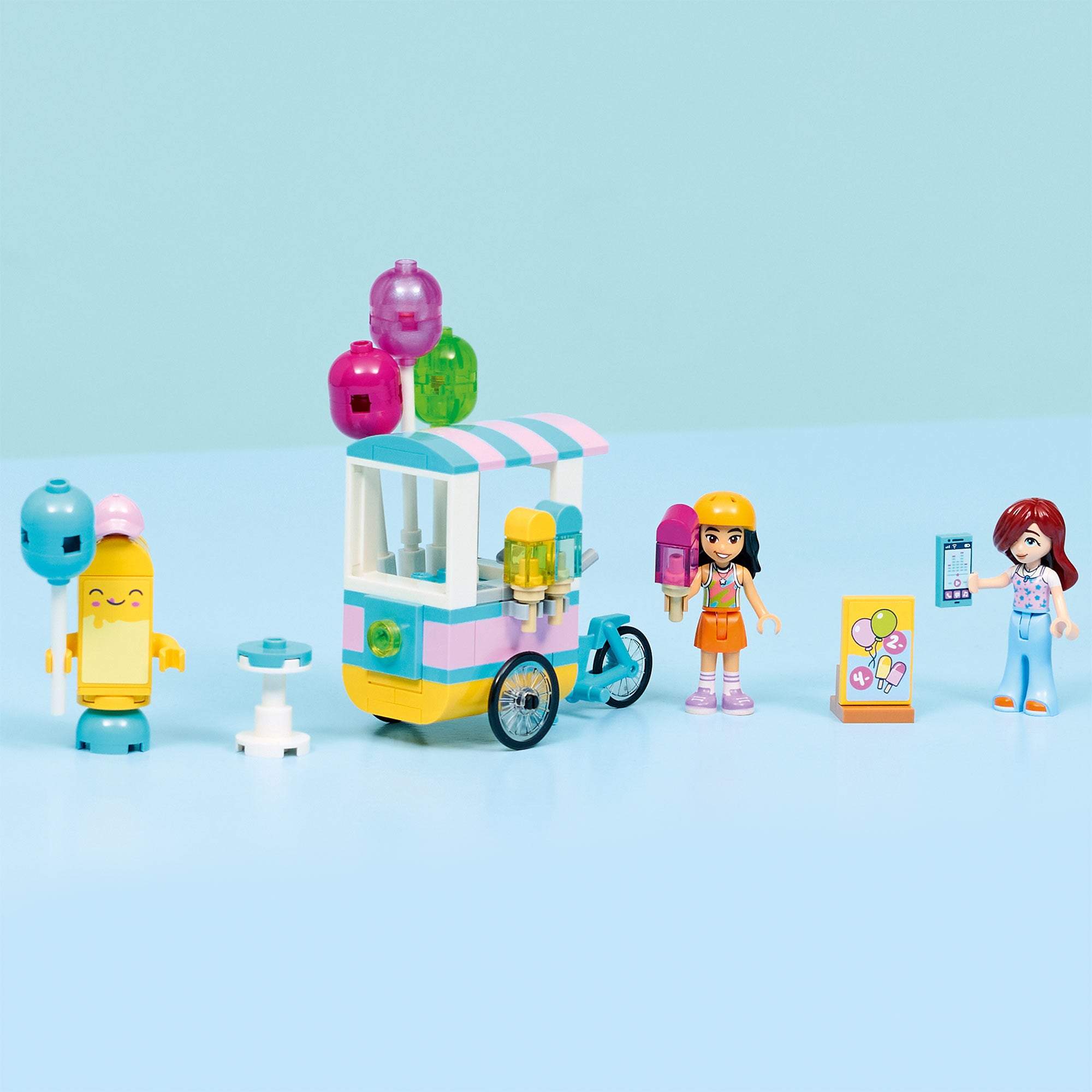 Puesto de Helados y Globos