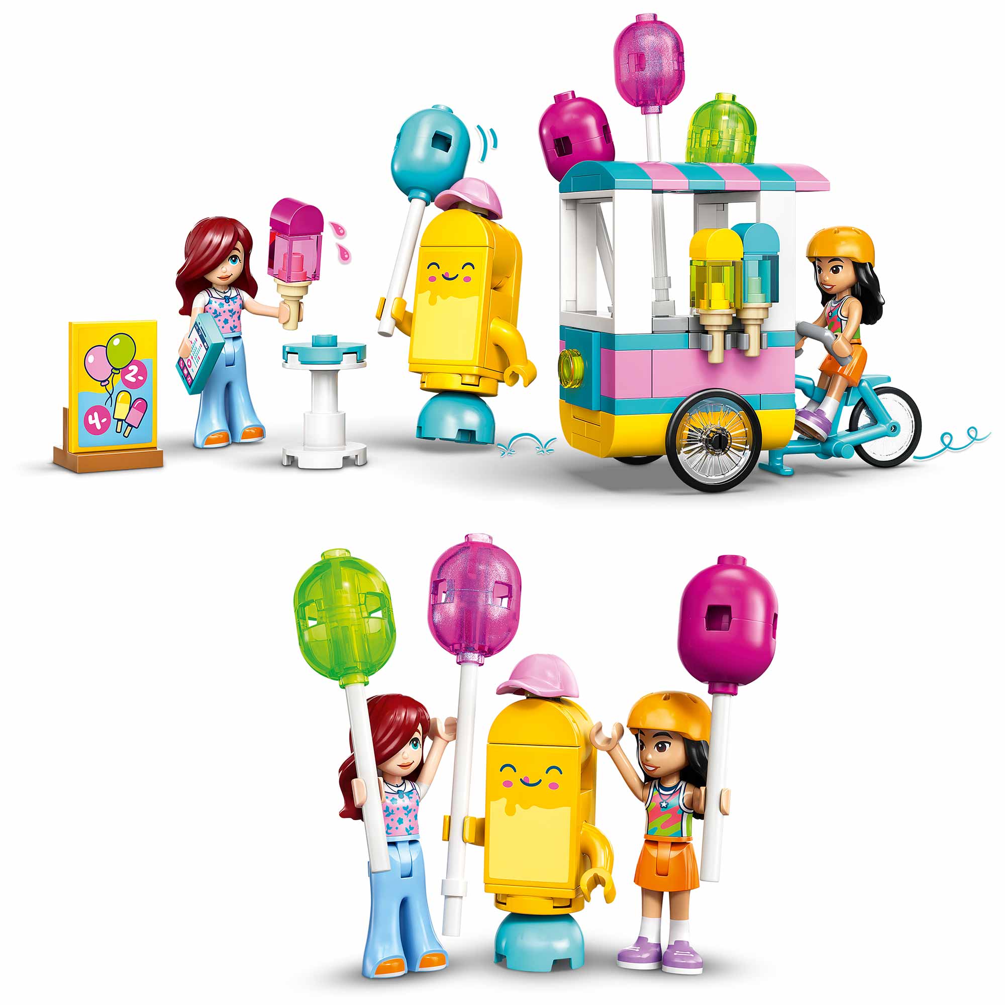 Puesto de Helados y Globos