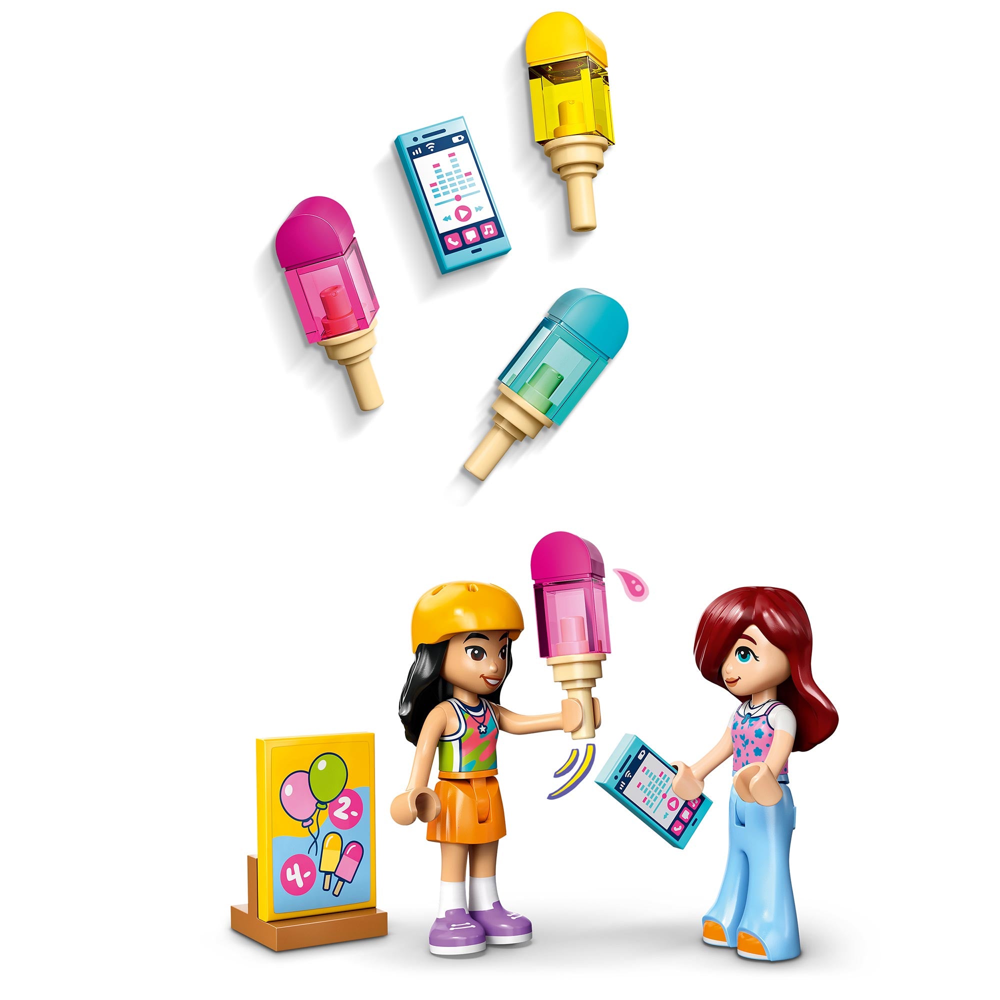 Puesto de Helados y Globos