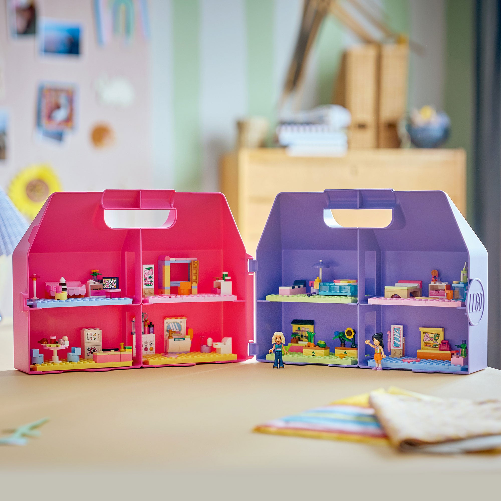Casa de Muñecas Creativa Portátil