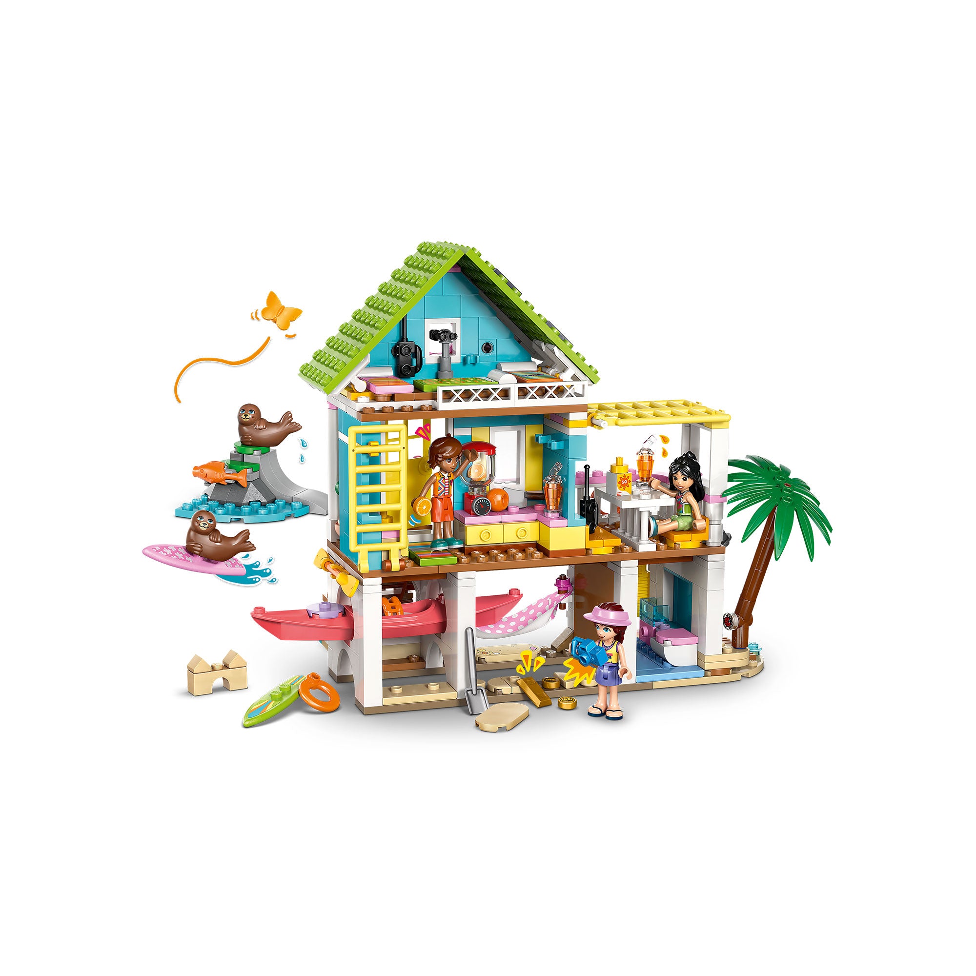 Casa en la Playa con Focas