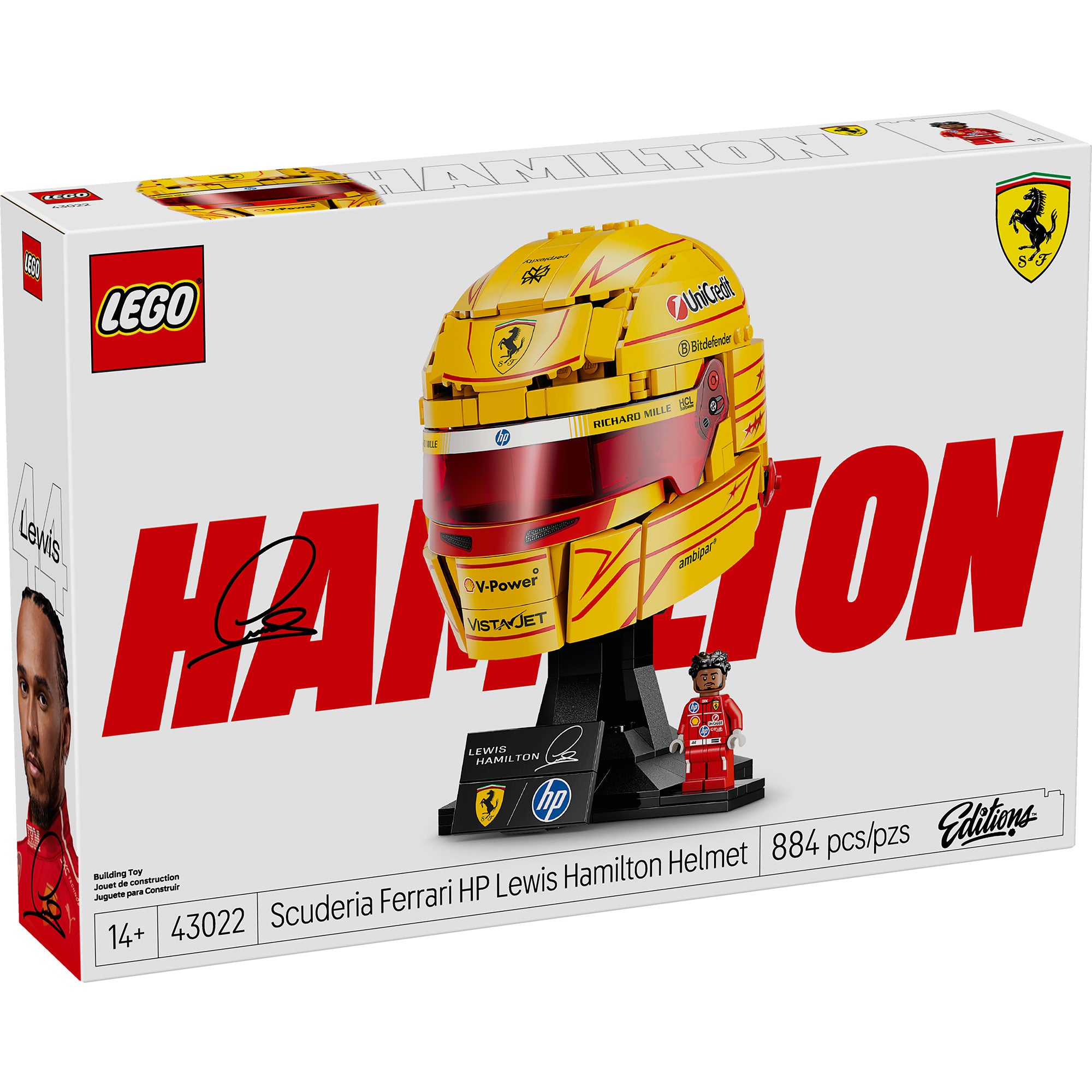 Scuderia Ferrari HP: Casco de Lewis Hamilton