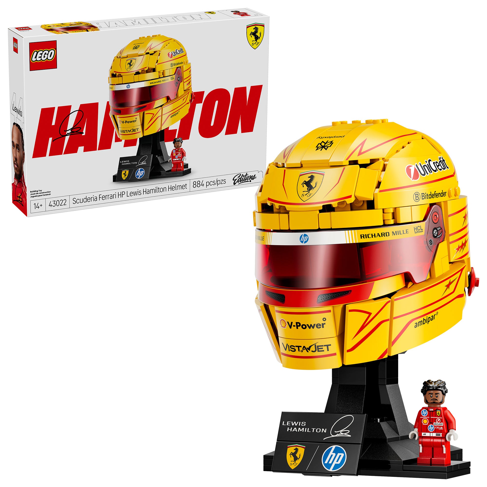 Scuderia Ferrari HP: Casco de Lewis Hamilton