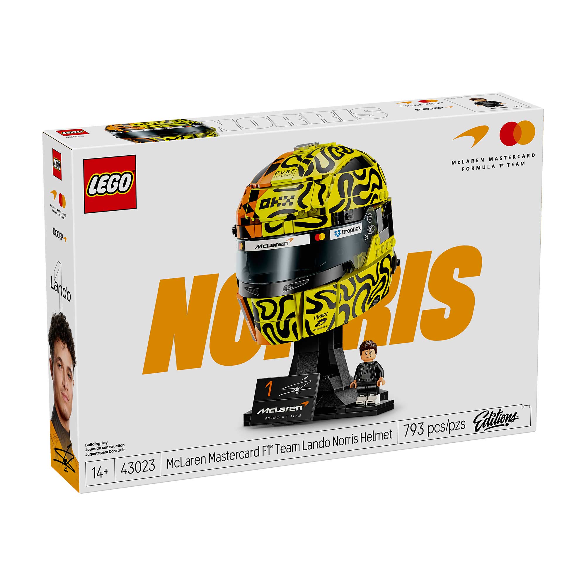 McLaren Mastercard F1® Team: Casco de Lando Norris