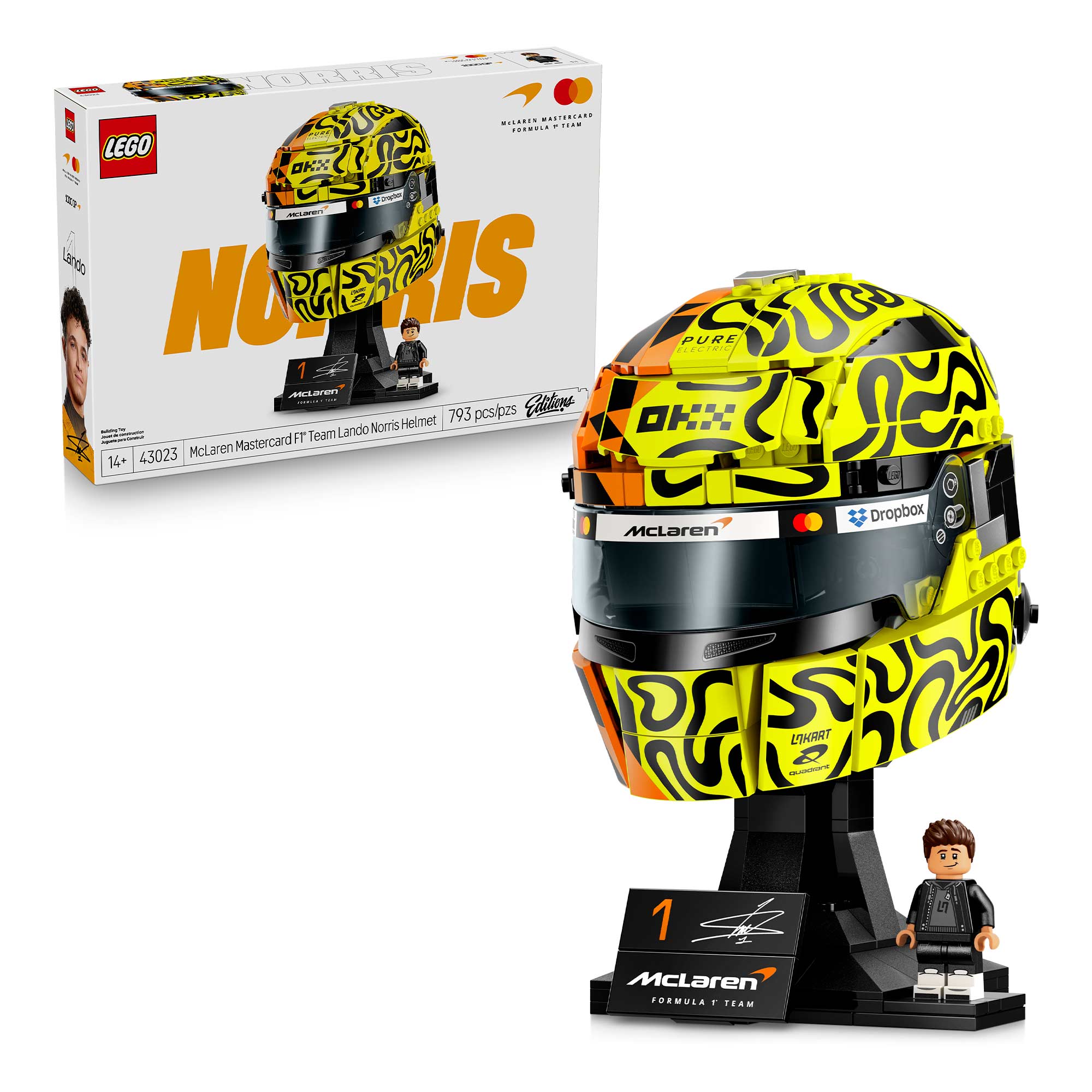McLaren Mastercard F1® Team: Casco de Lando Norris