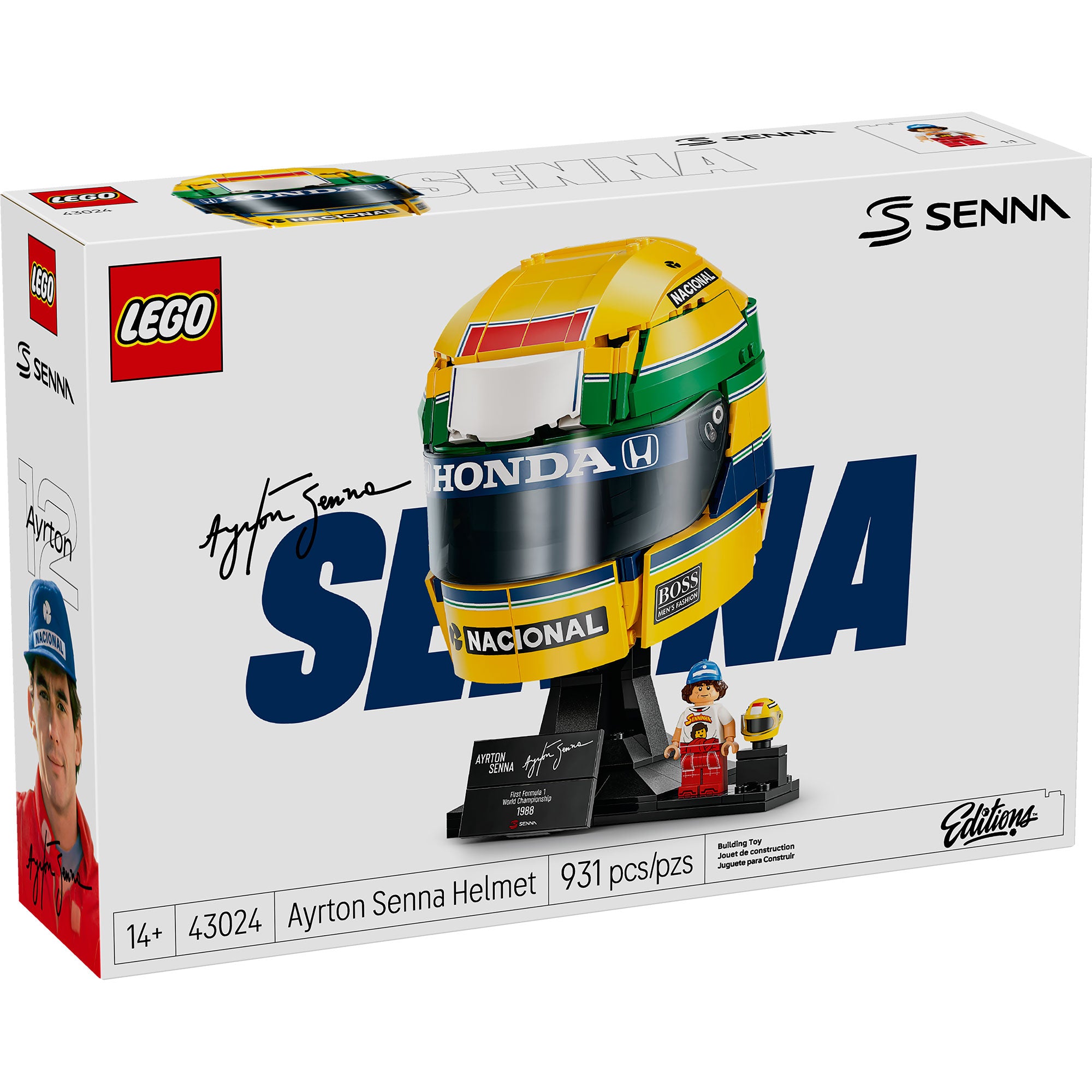 Casco de Ayrton Senna